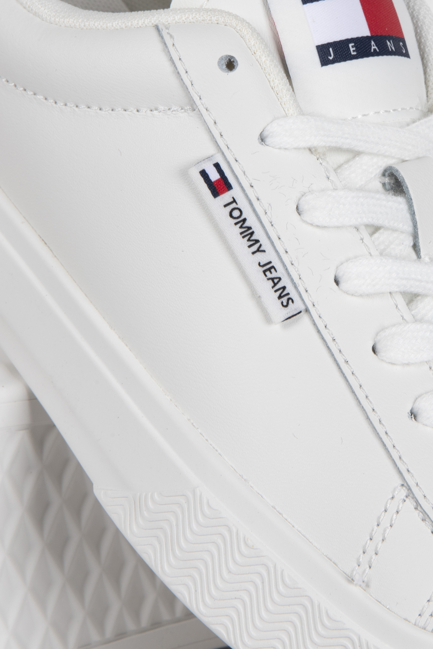 LEATHER CUPSOLE SNEAKER ECRU 3