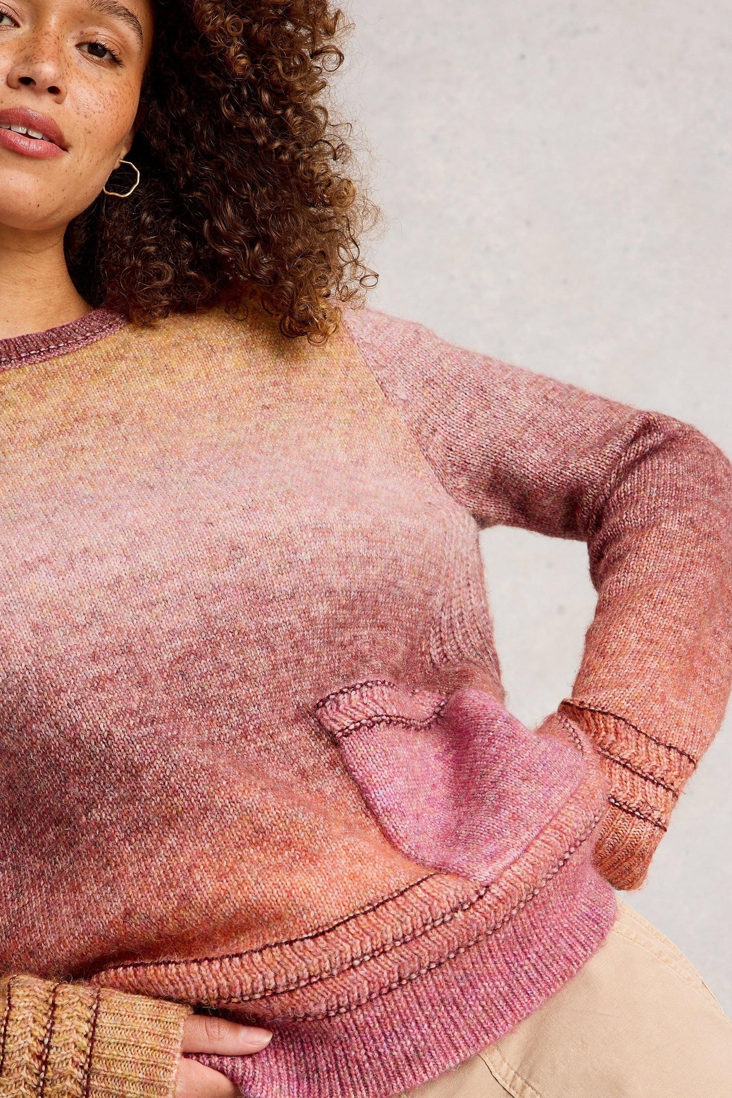 LILBET JUMPER BROWN MULTI 5