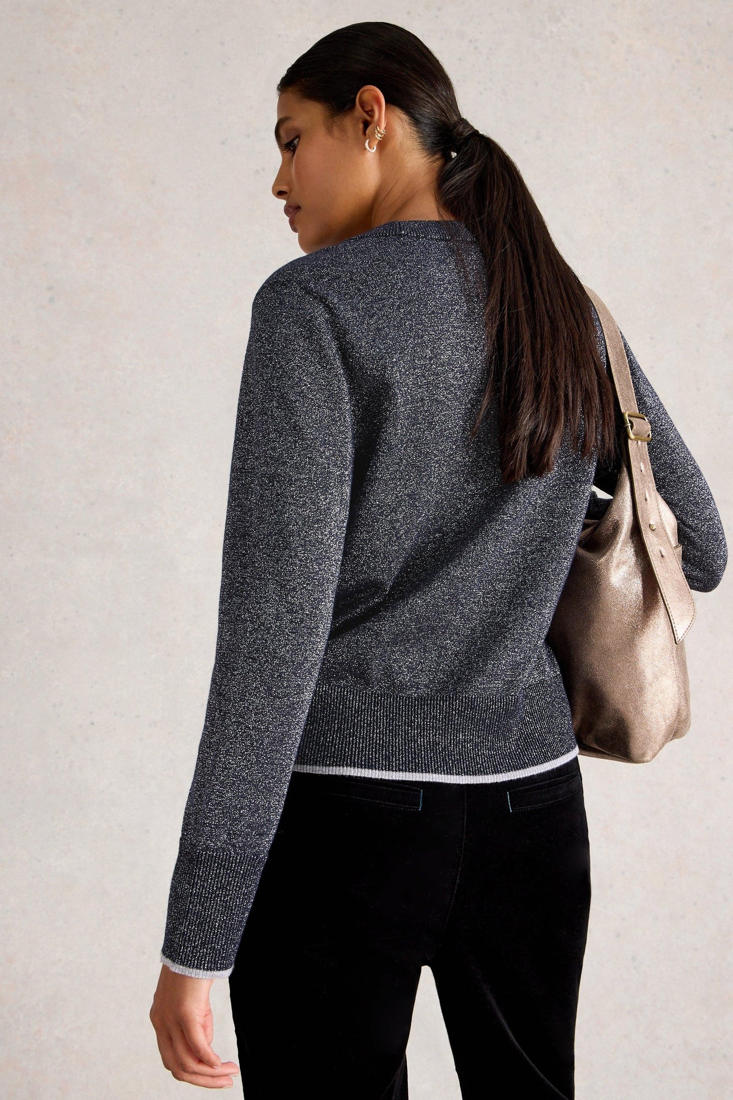 KATIE SPARKLE JUMPER DARK NAVY 2