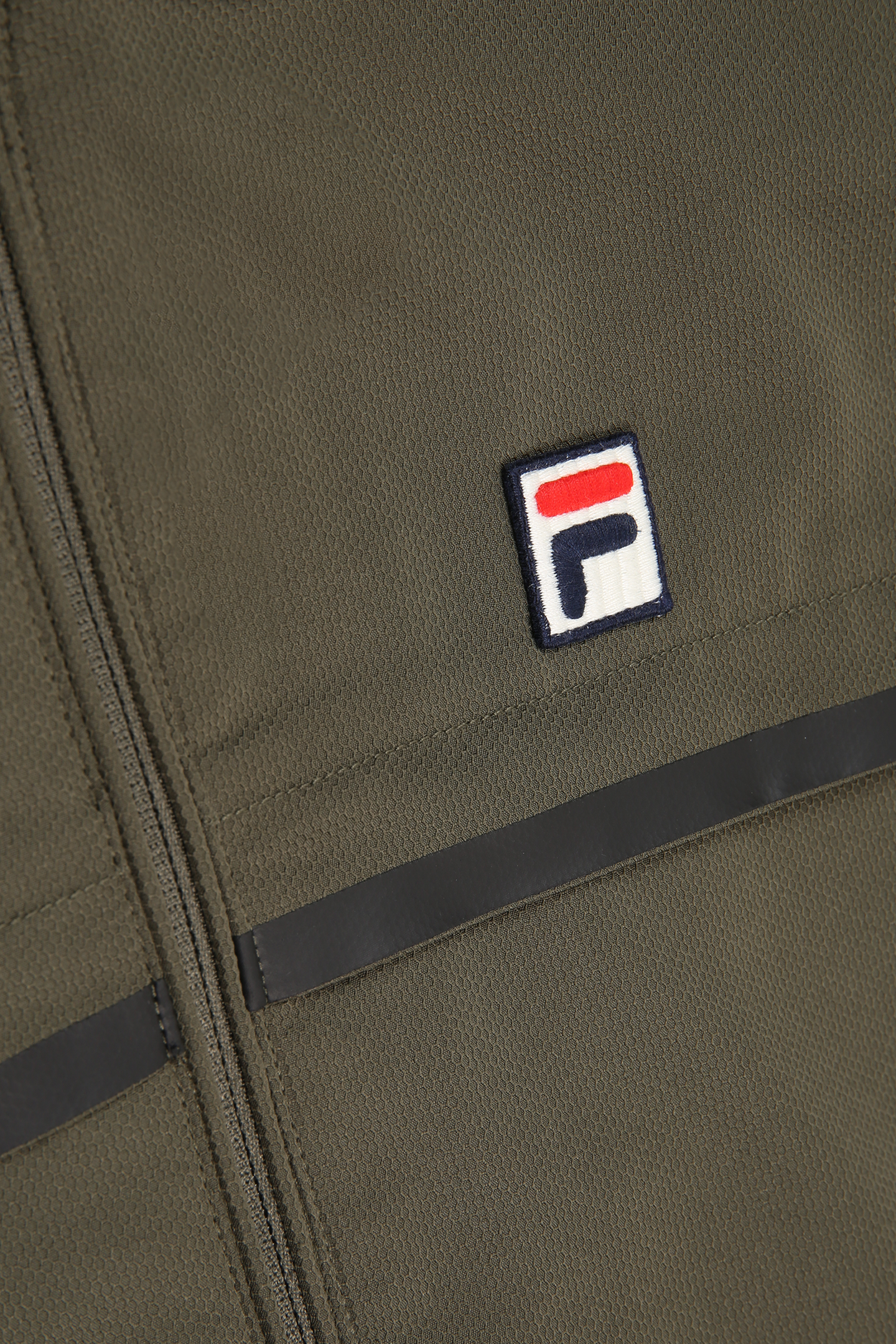 SAN SIRO REGULAR BLOCKED WOVEN TRACK JACKET BLACK 7