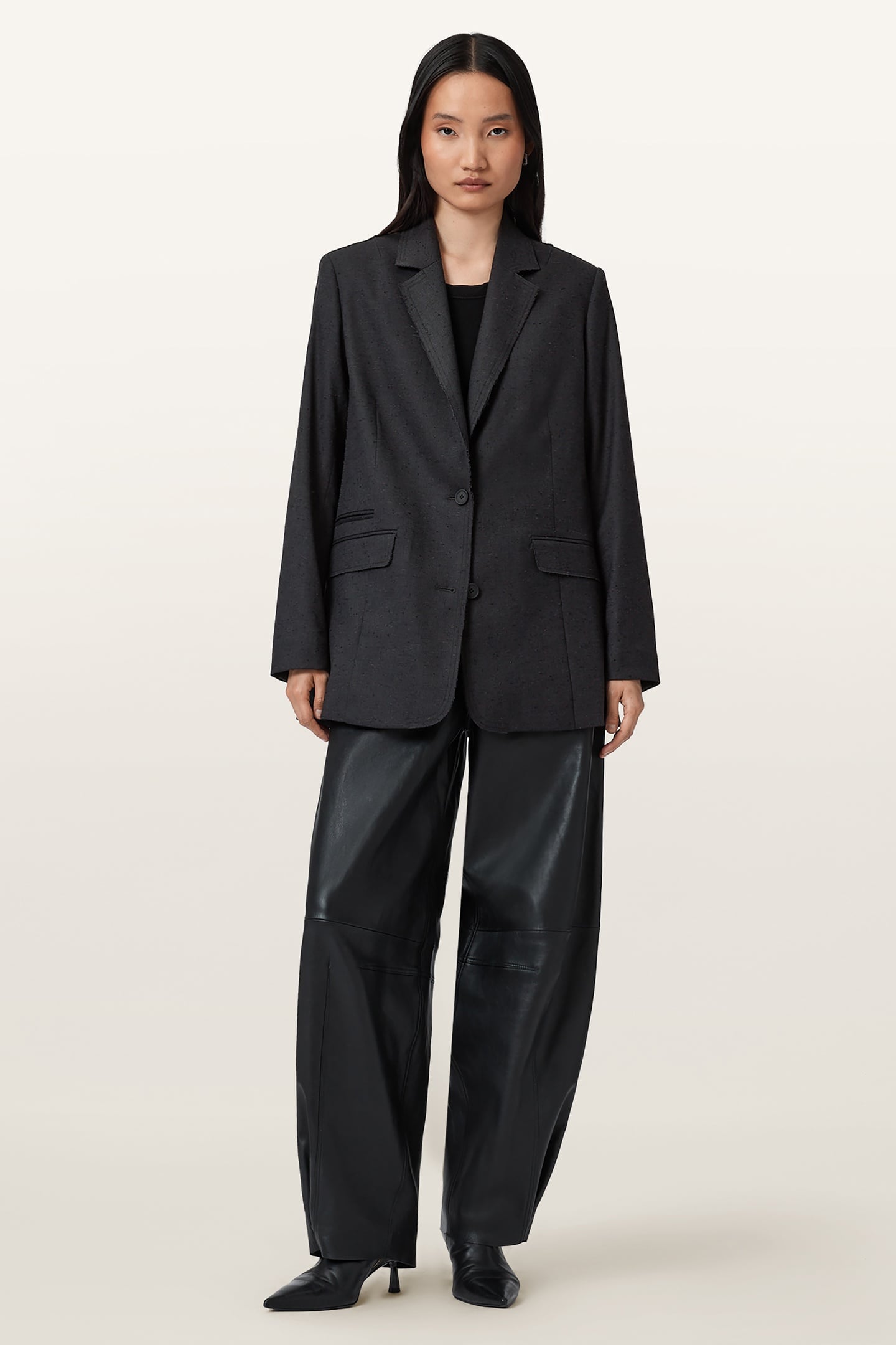 ESSIE BLAZER GUNMETAL GREY 1