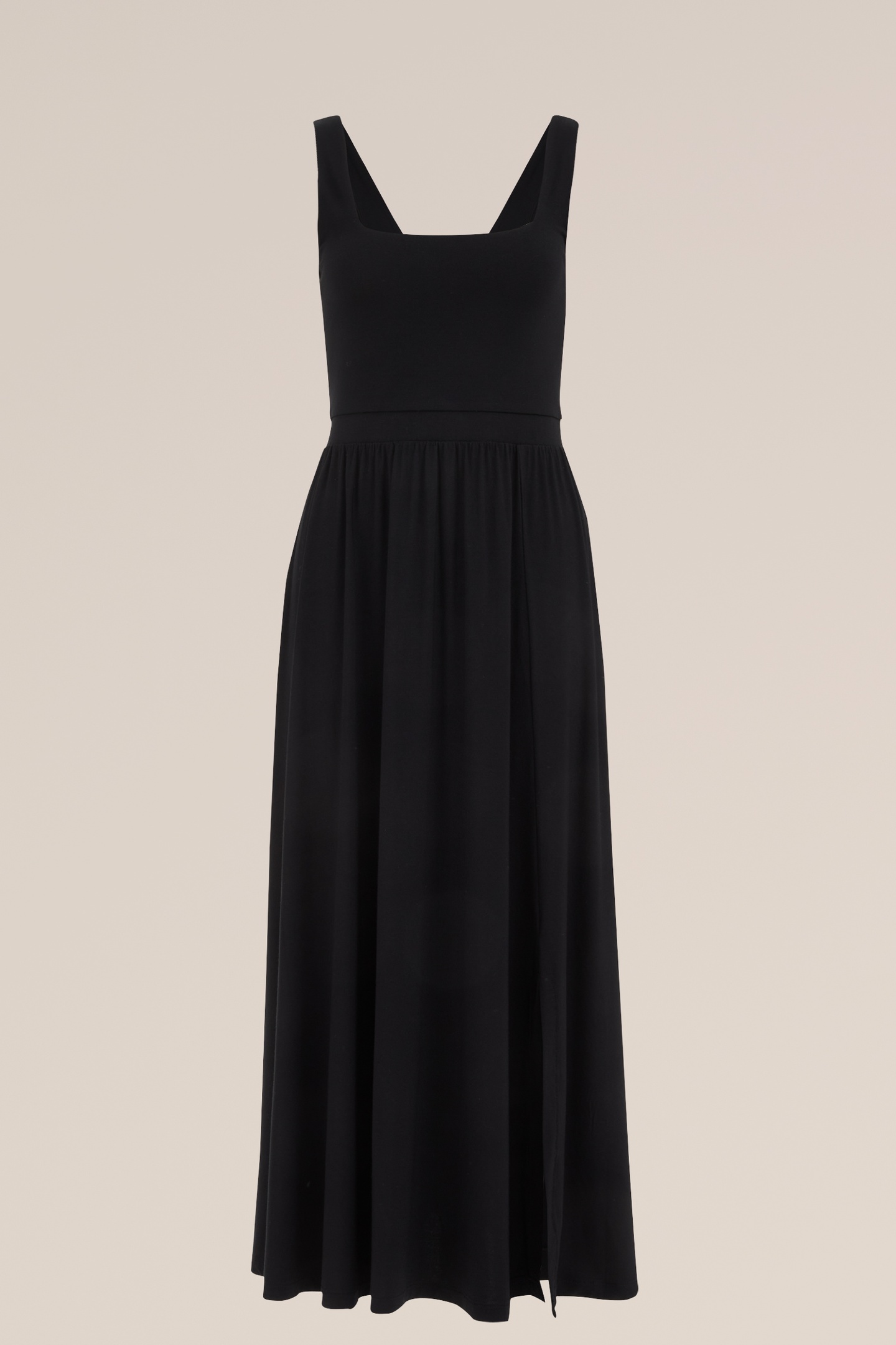 DRESS MID LENGTH BLACK 4