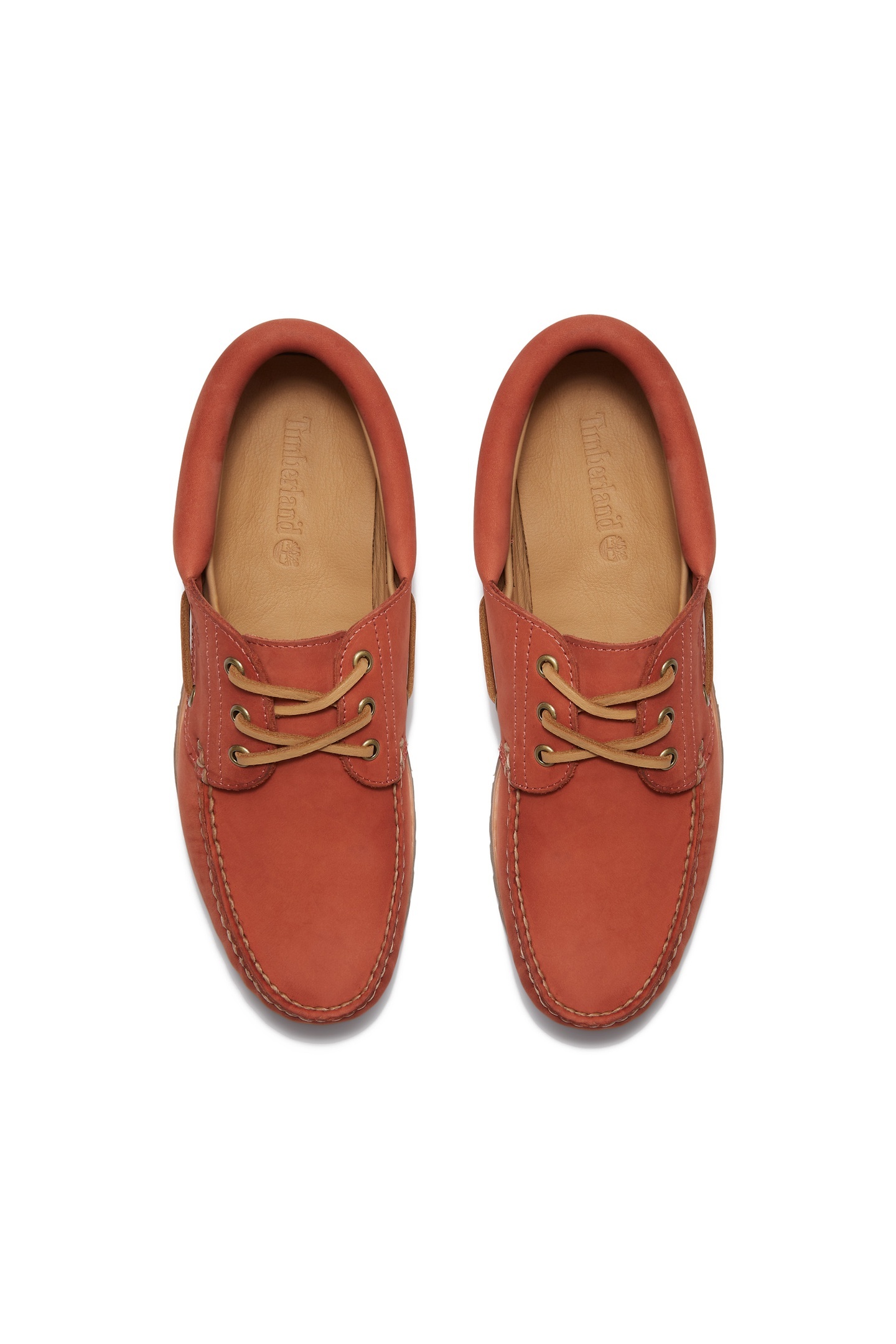 AUTHENTIC BOAT SHOE MEDIUM RED NUBUCK 6