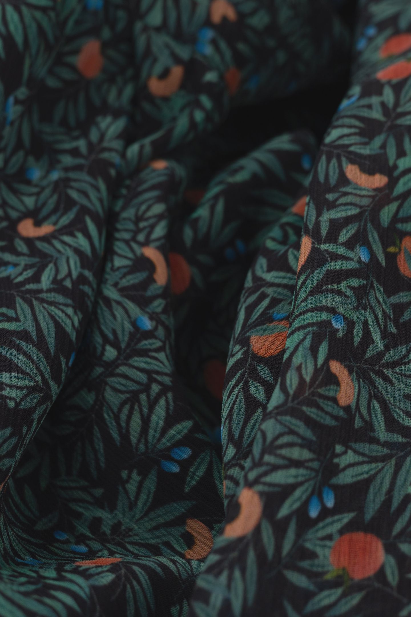 GREEN BLOUSE WITH SUMMER FRUIT PRINT GREEN 7