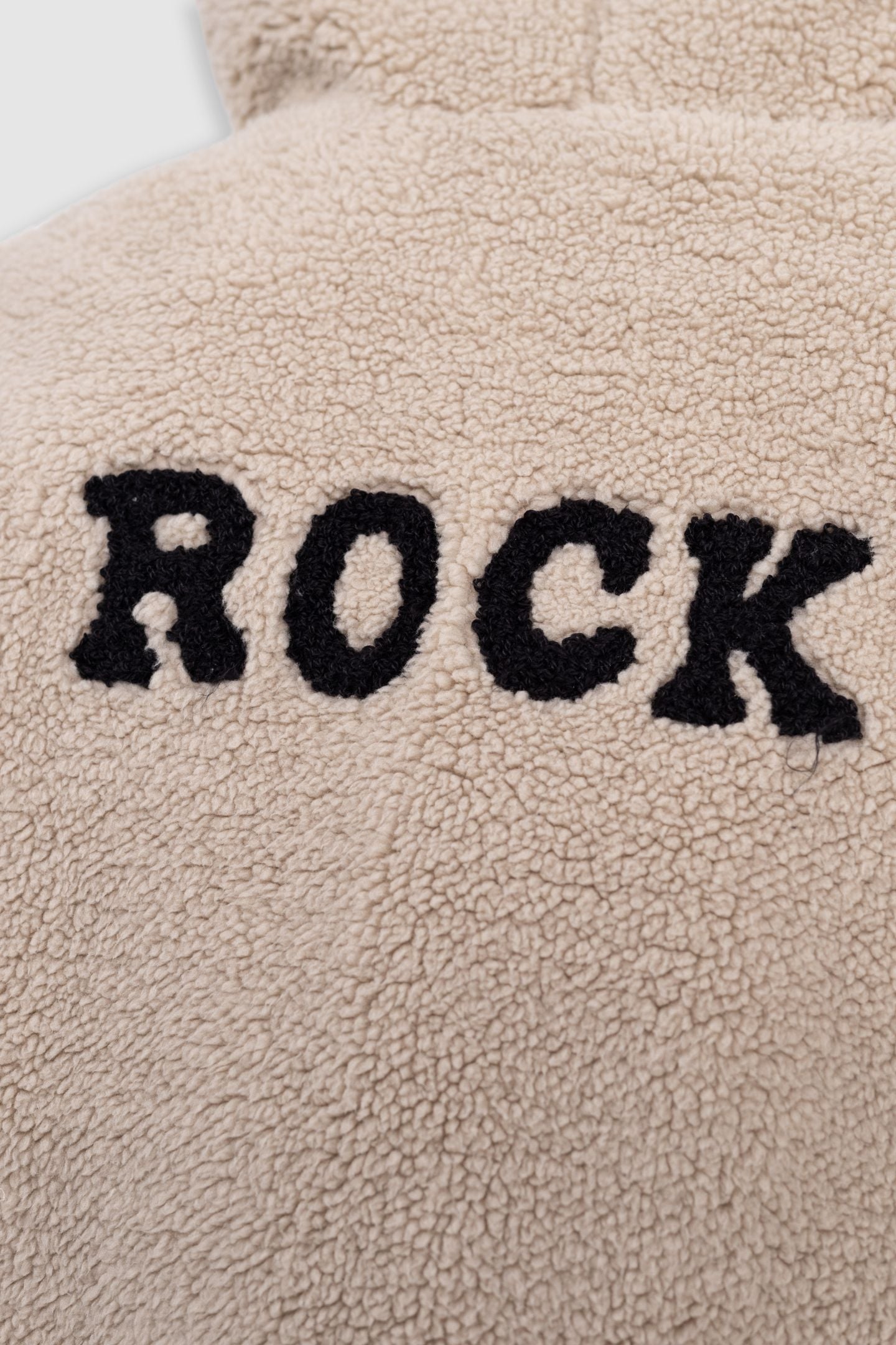 BOY'S REVERSIBLE BEIGE SHERPA AND BLACK NYLON JACKET 8