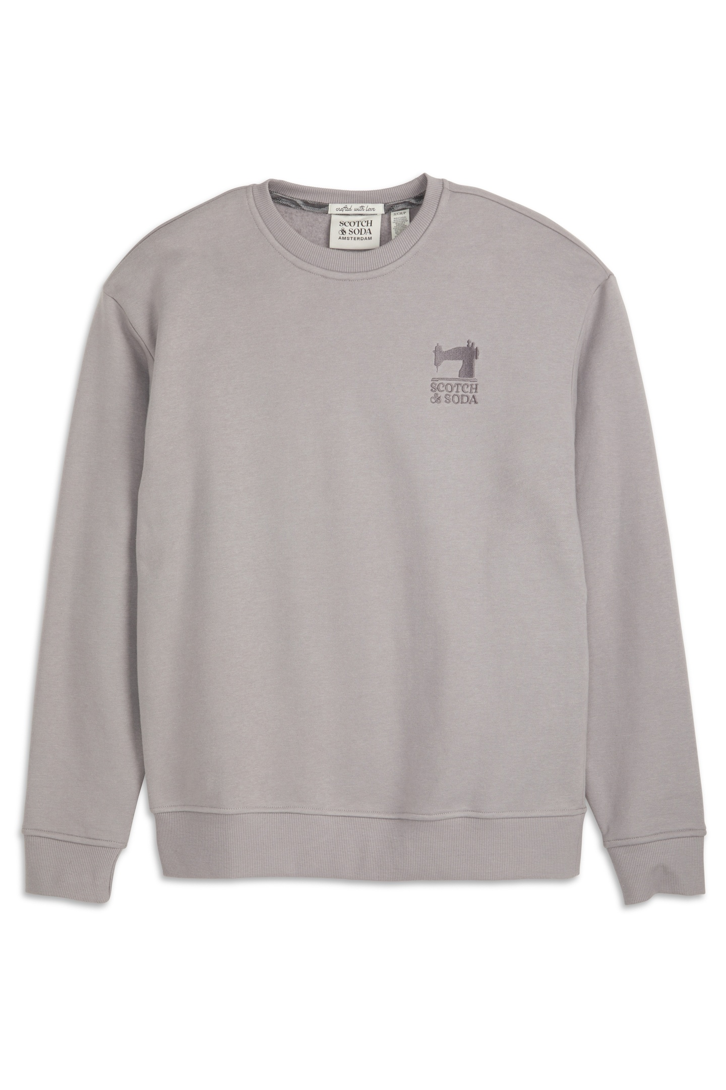 GRAPHIC CREW GREY/PURPLE 1