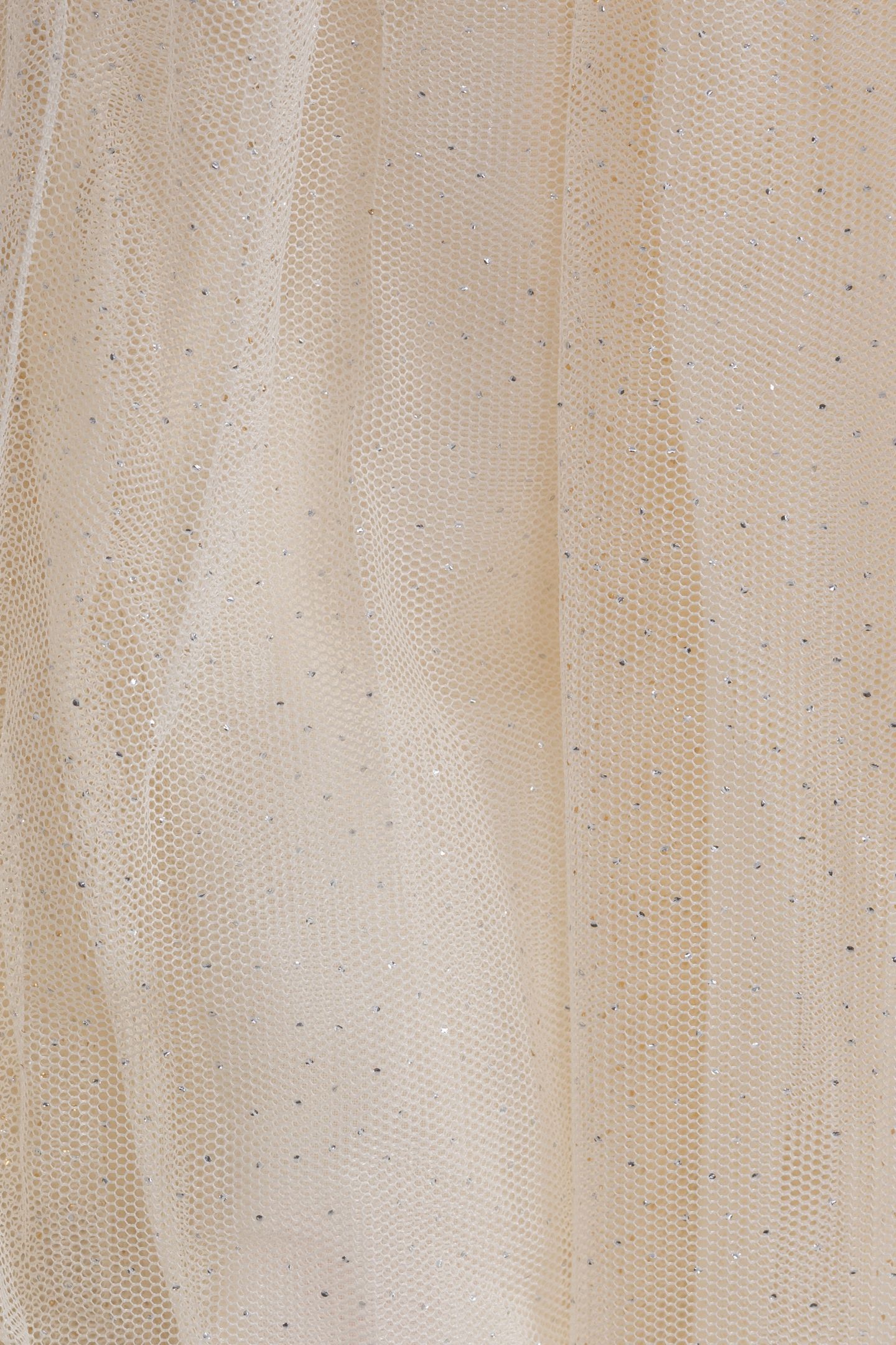 TWO-MATERIAL EMBROIDERED ECRU TUTU DRESS 8