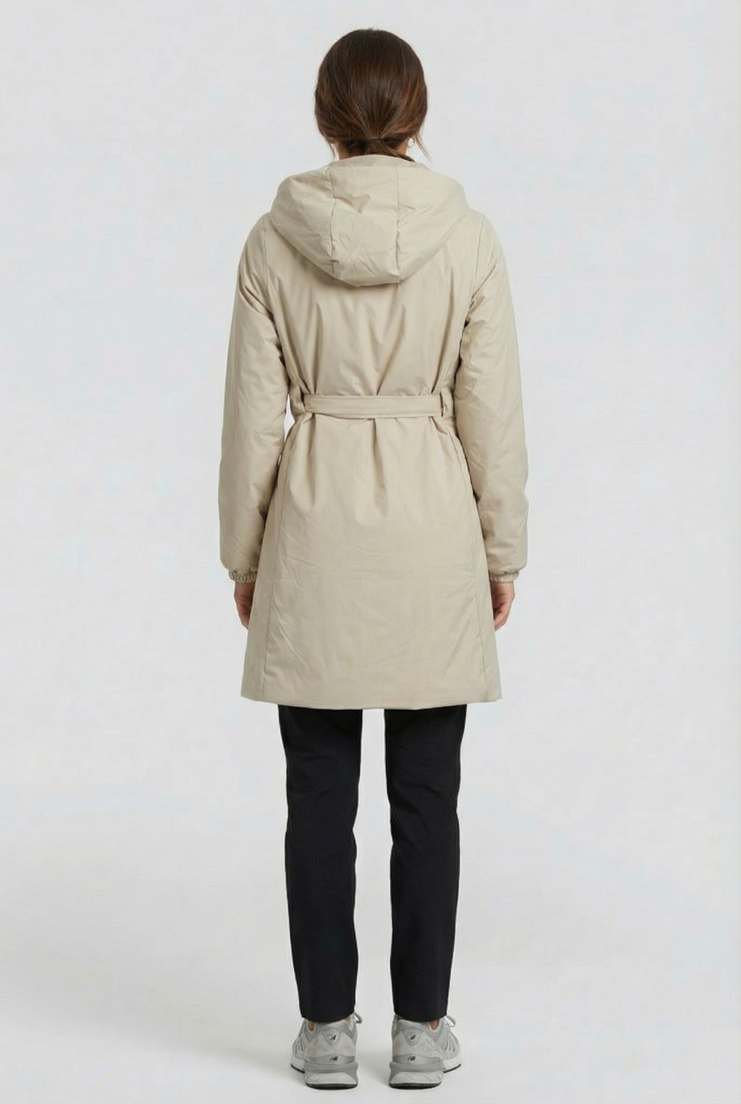 LOHJA LONG INSULATED CURVE JACKET W3T2 DUNE 3