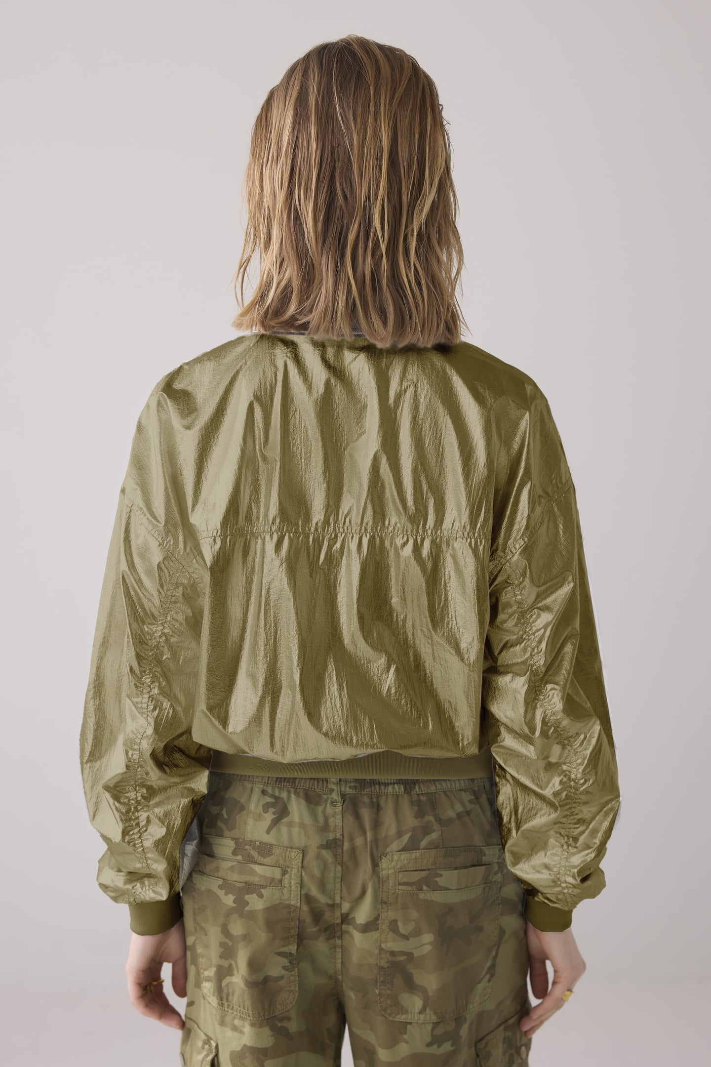 BOMBER METALLIC COMBAT GREEN 2