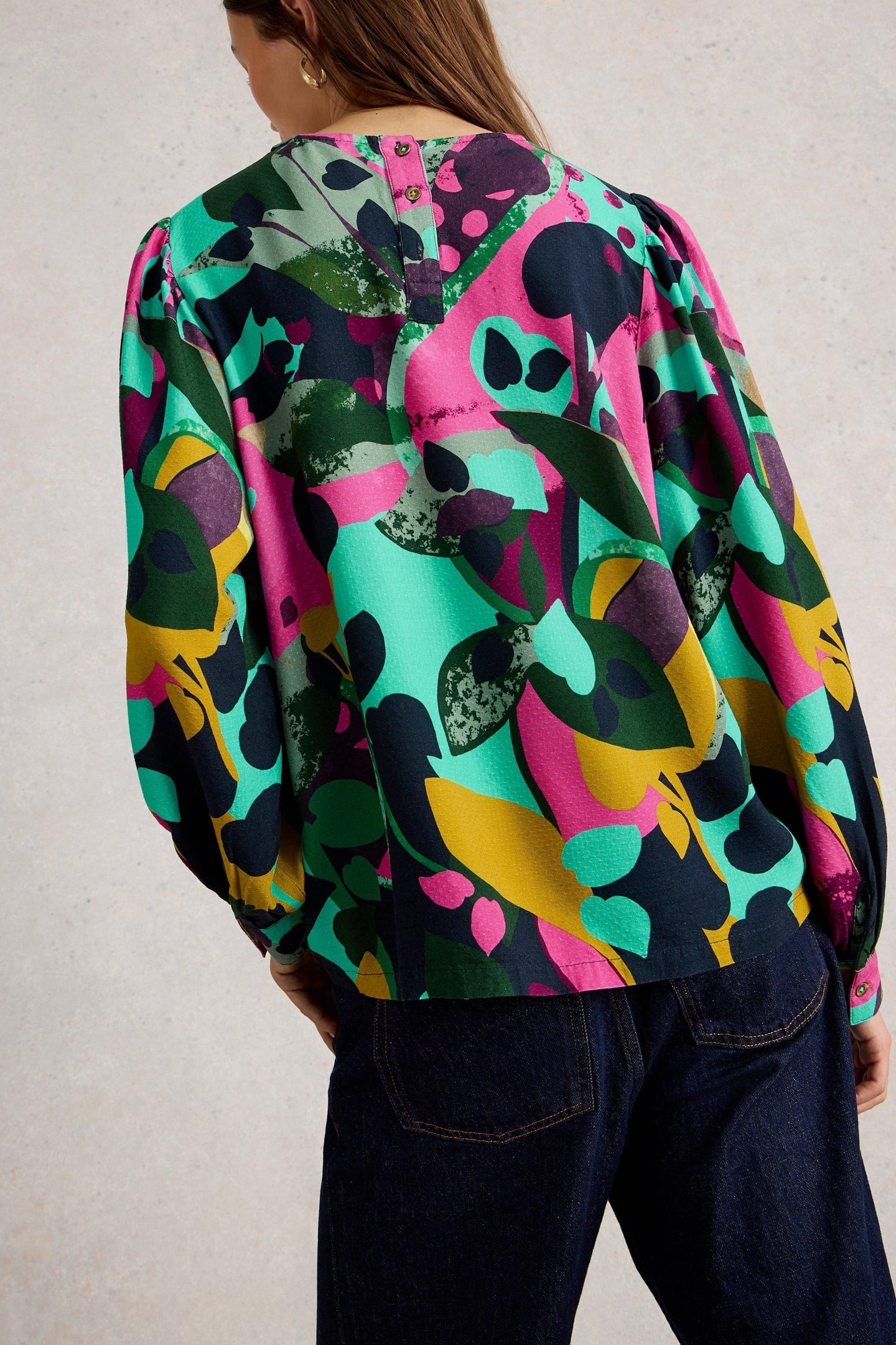 ULLA TOP PINK MULTI 2