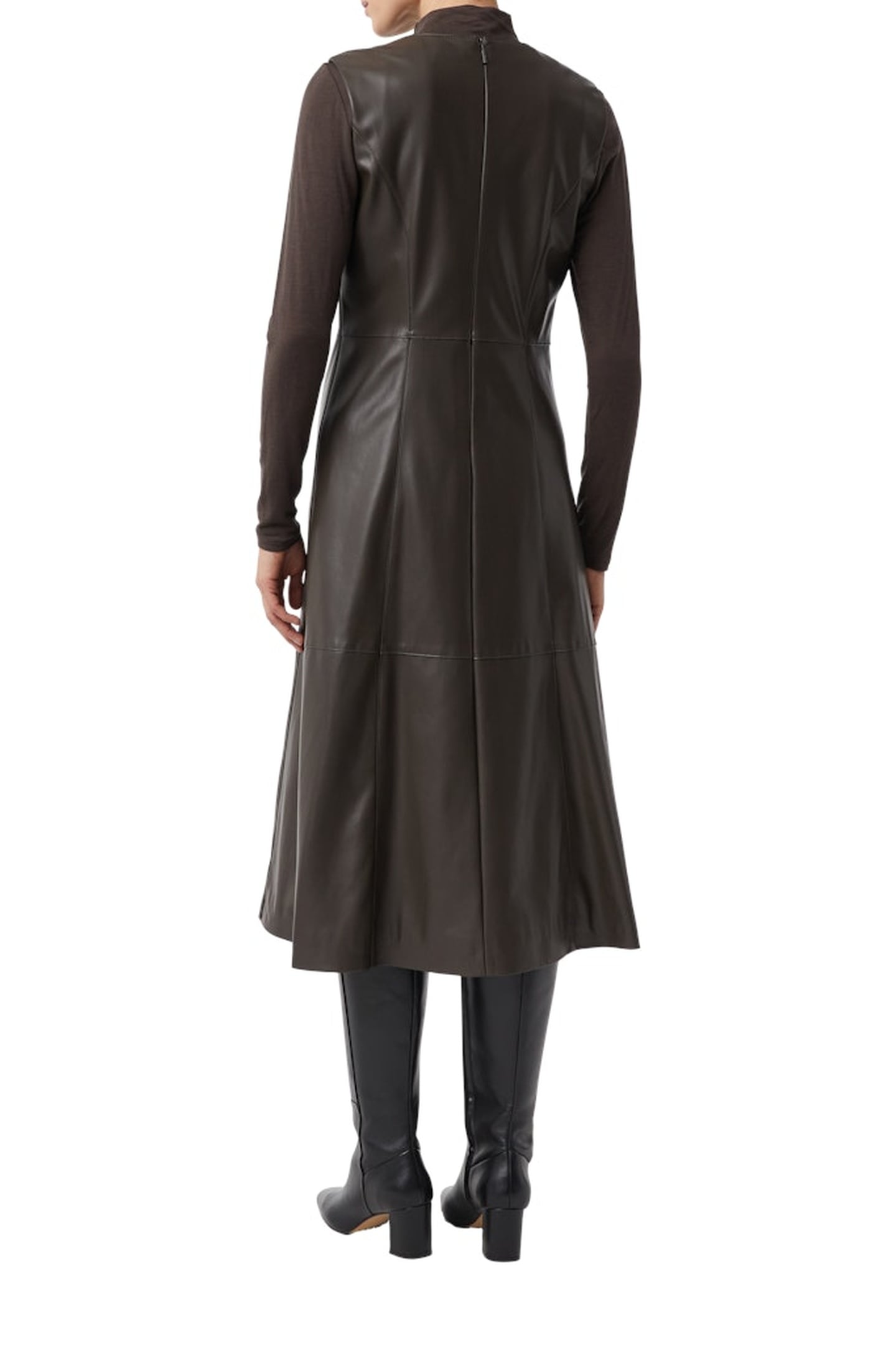 COMMA DRESSES BROWN-DARK 3