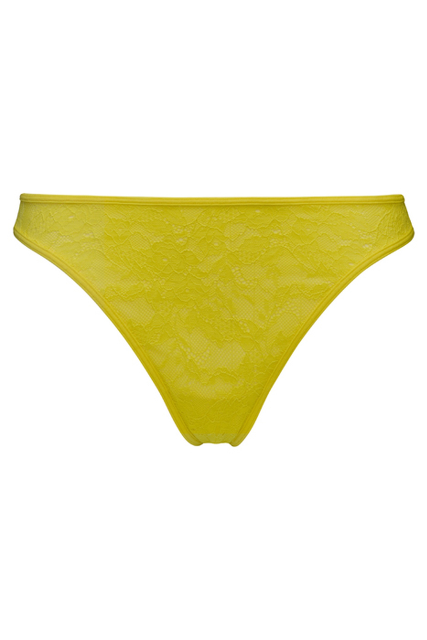 SPACE ODYSSEY CITRUS YELLOW LACE THONG 3
