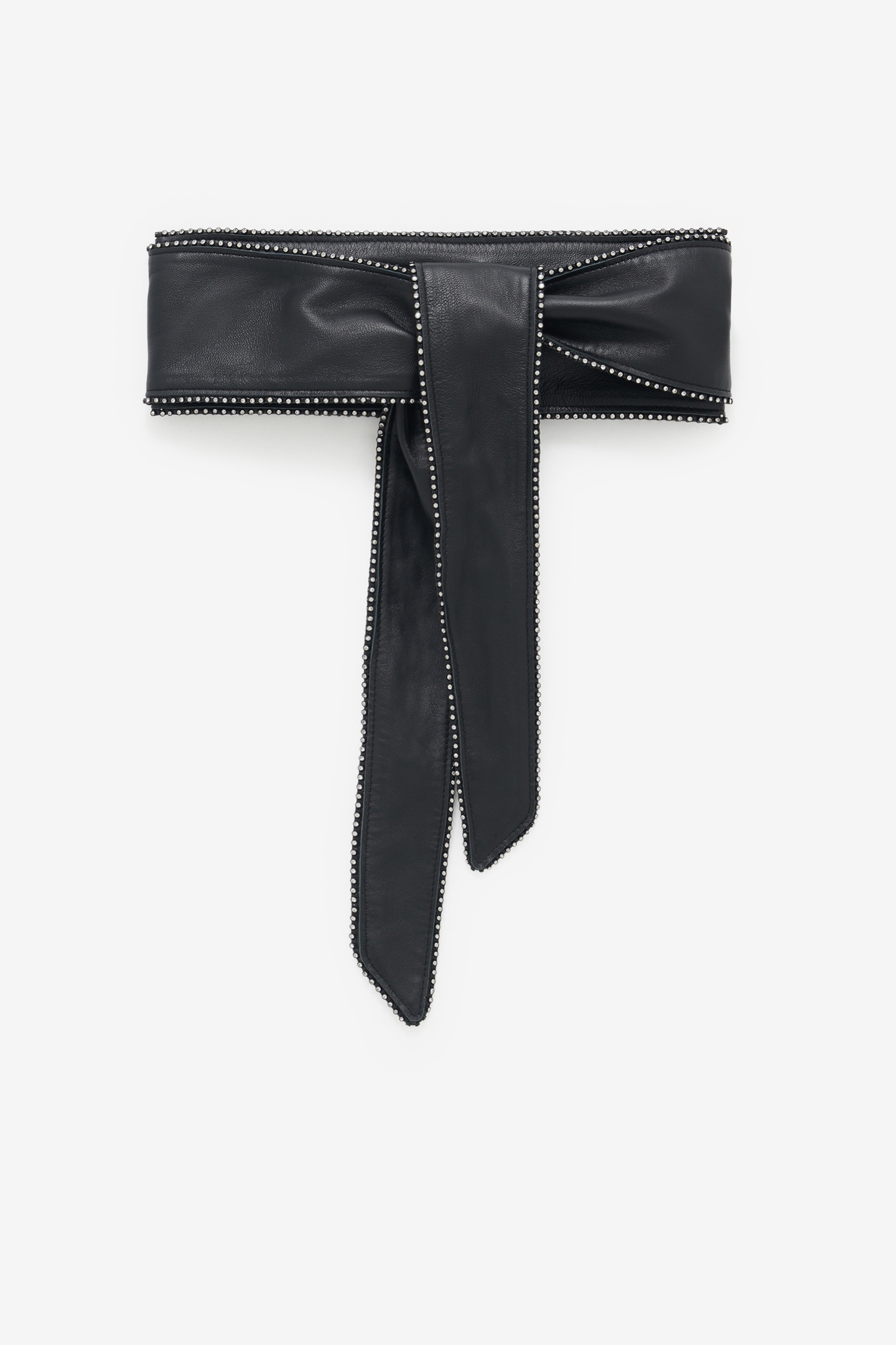 NERA CHAIN STRS OBI BELT BLACK / STRASS 1