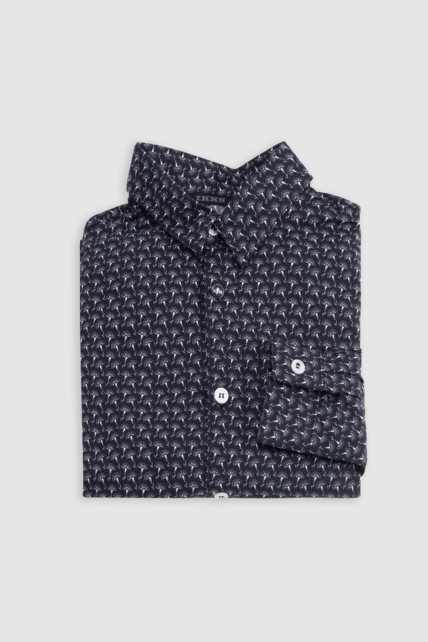 BLACK FLOWERY LIBERTY FABRIC SHIRT 3