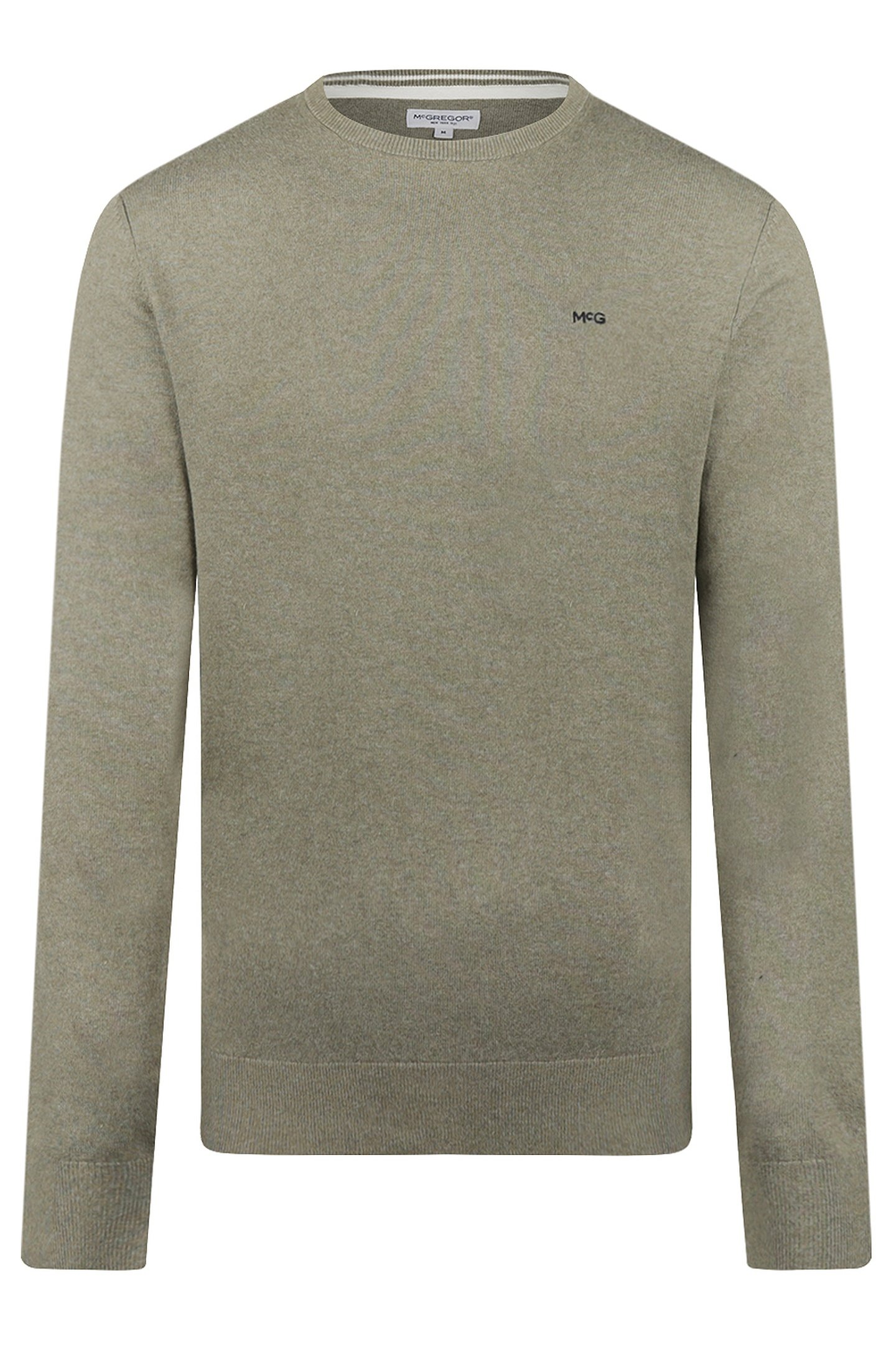 C-NECK SWEATER LIGHT OLIVE 1