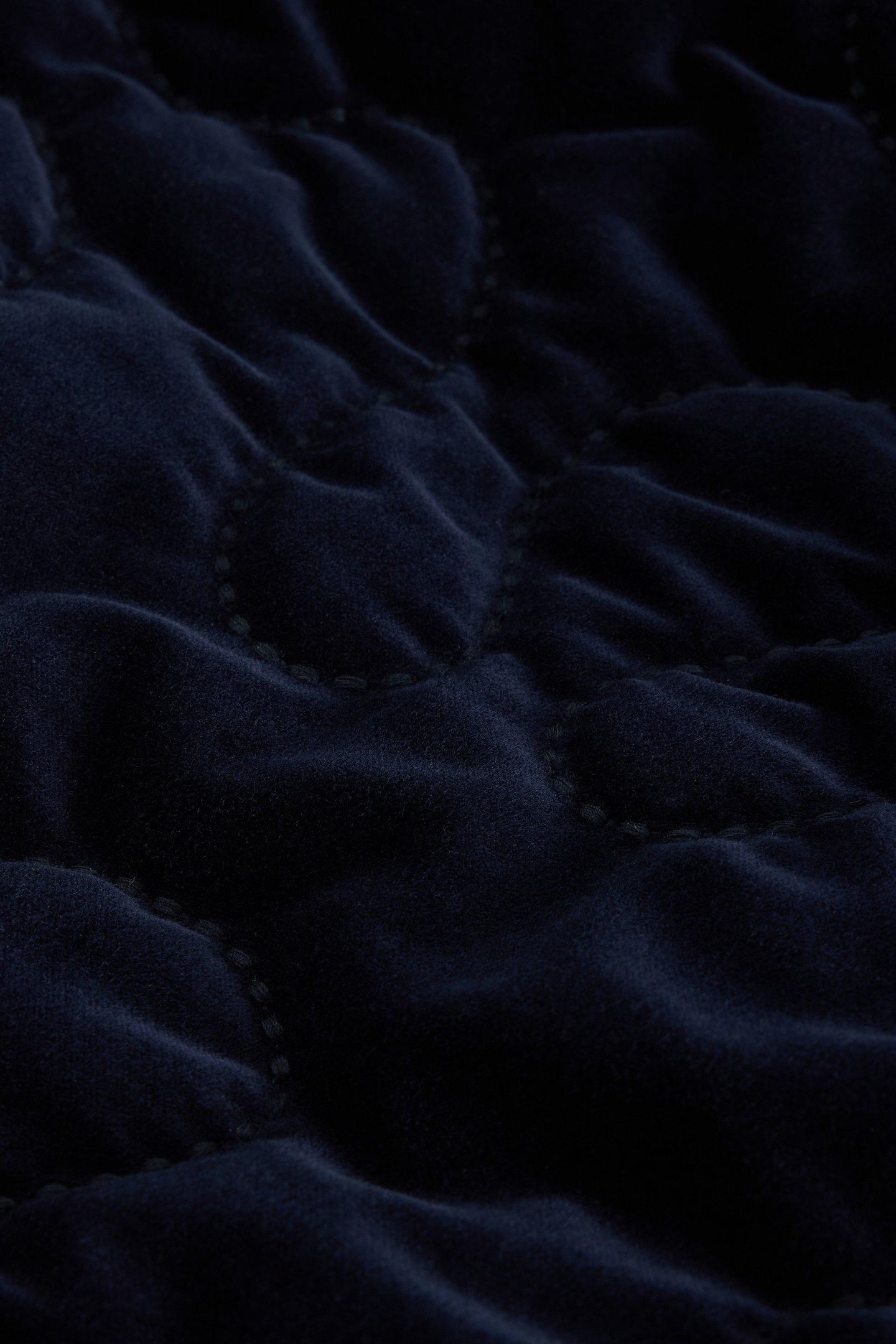 GIGI VELVET QUILTED GILET DARK NAVY 4