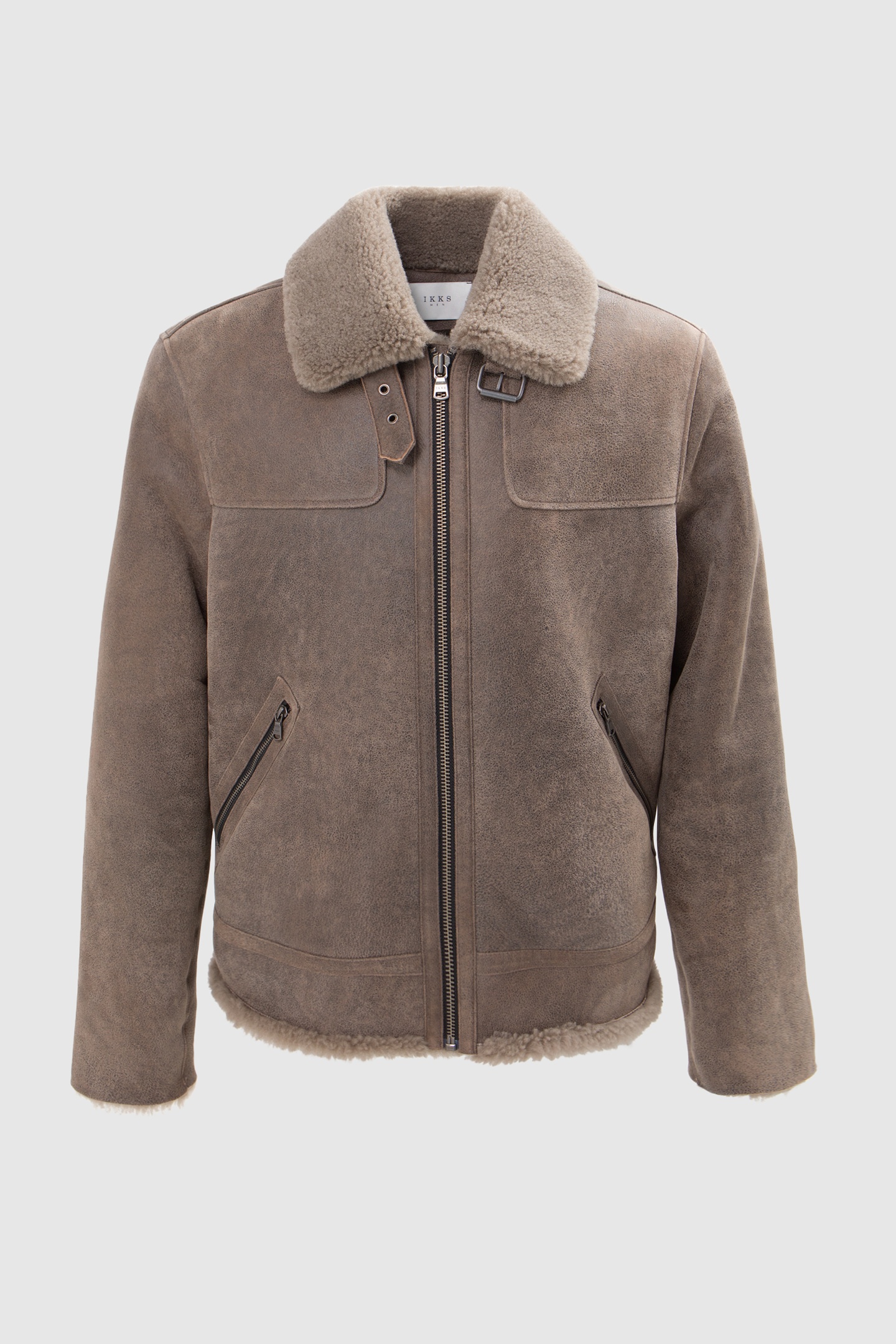 LWG-CERTIFIED RAW LEATHER BOMBER JACKET 4