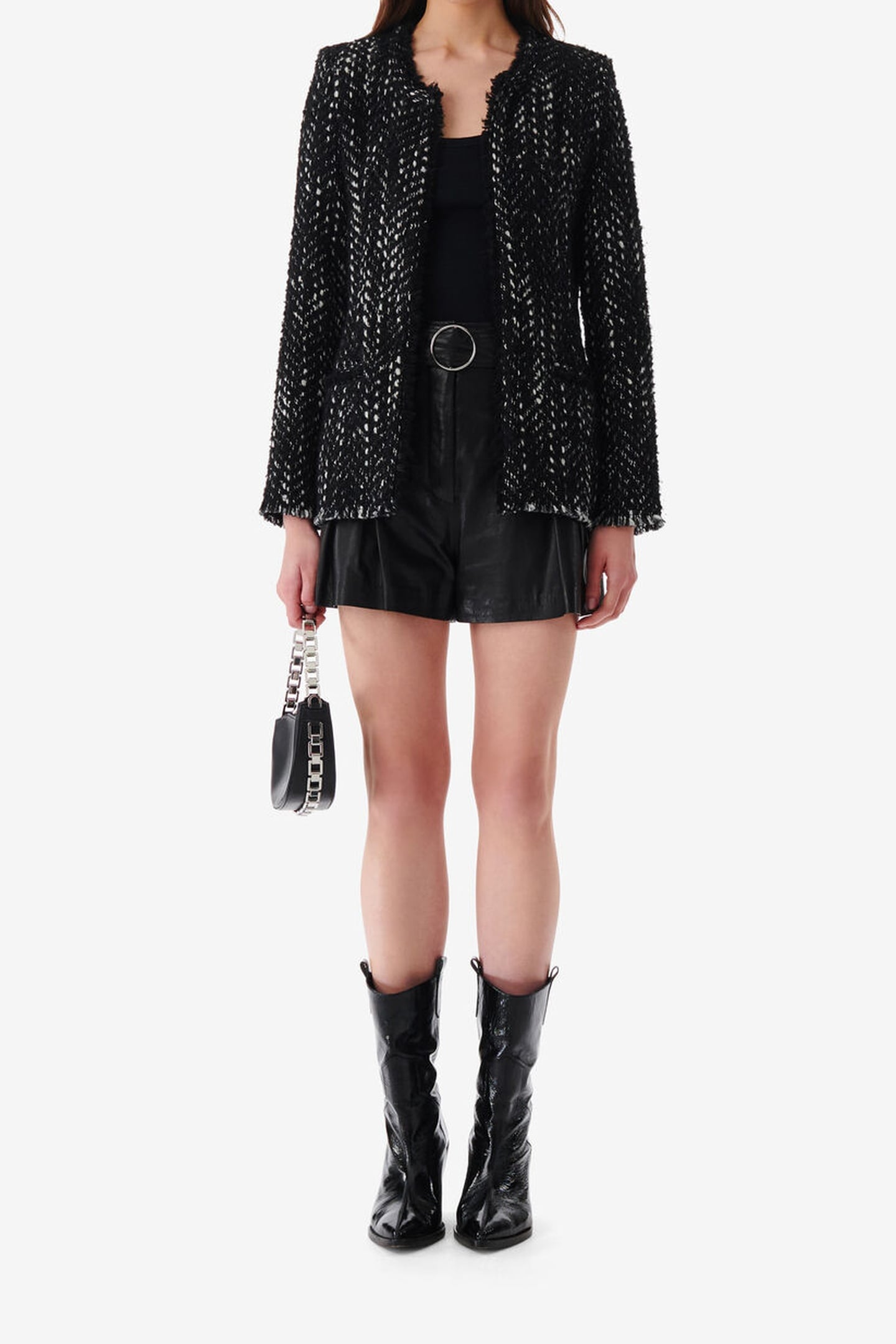 LEONARD JACKET BLACK/WHITE 2