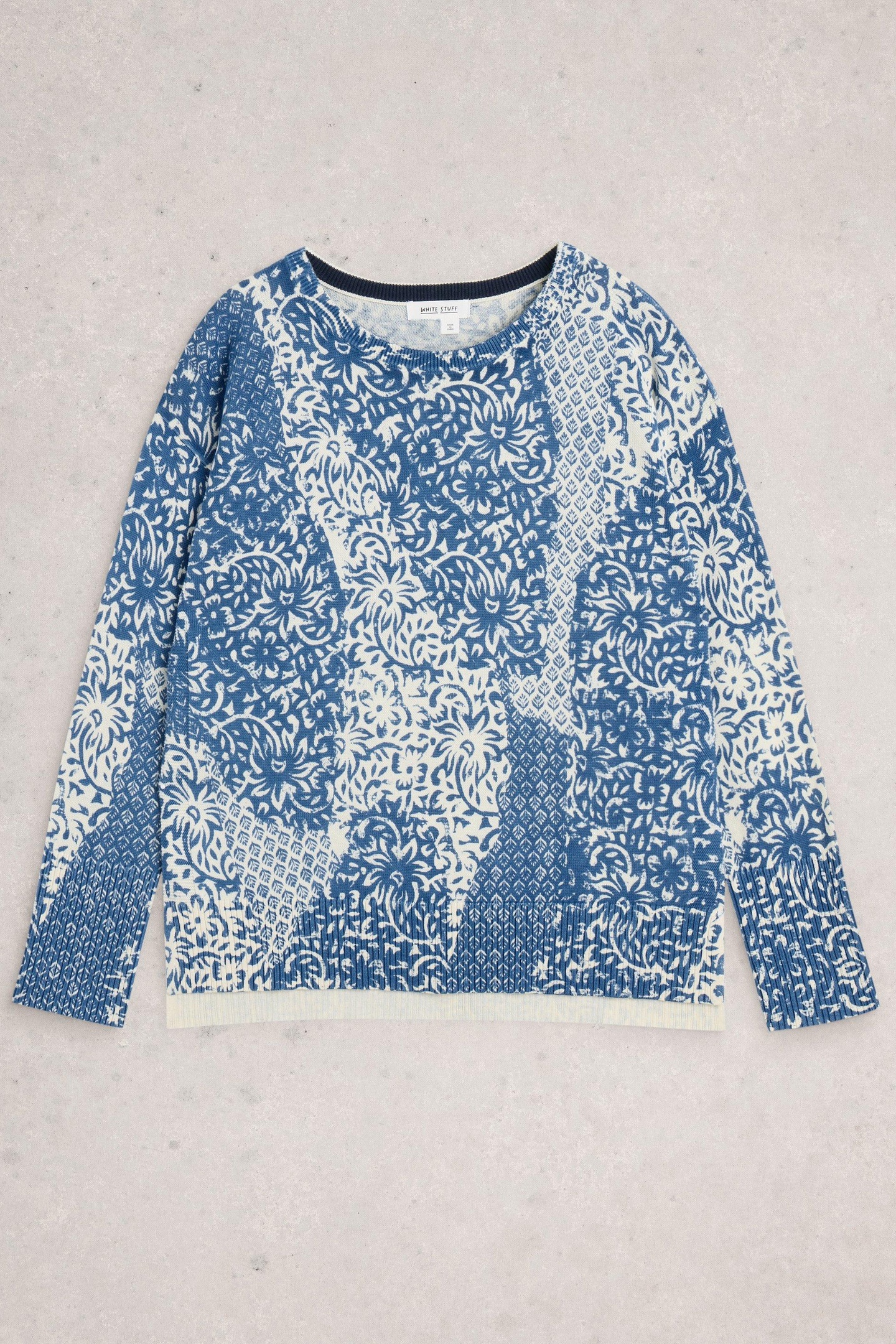 OLIVE PRINT JUMPER BLUE PRINT 4
