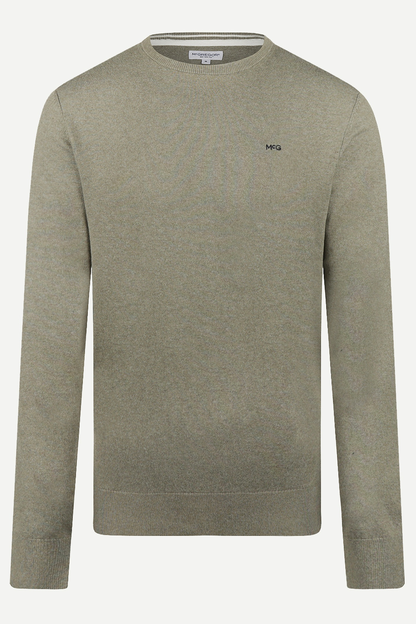 C-NECK SWEATER LIGHT OLIVE 2