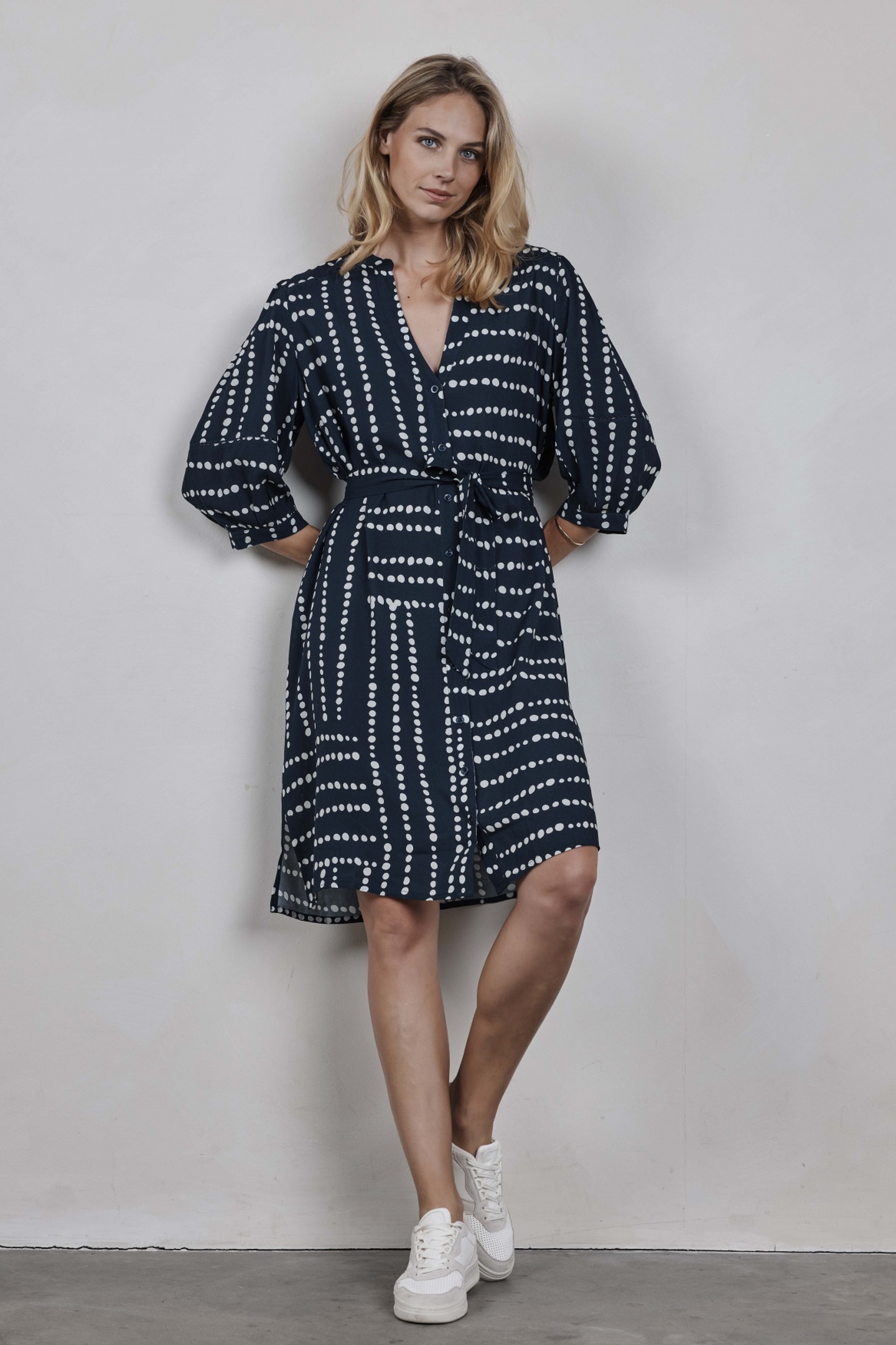TUNIC RIVIERA DARK BLUE SOURCE PRINT 2