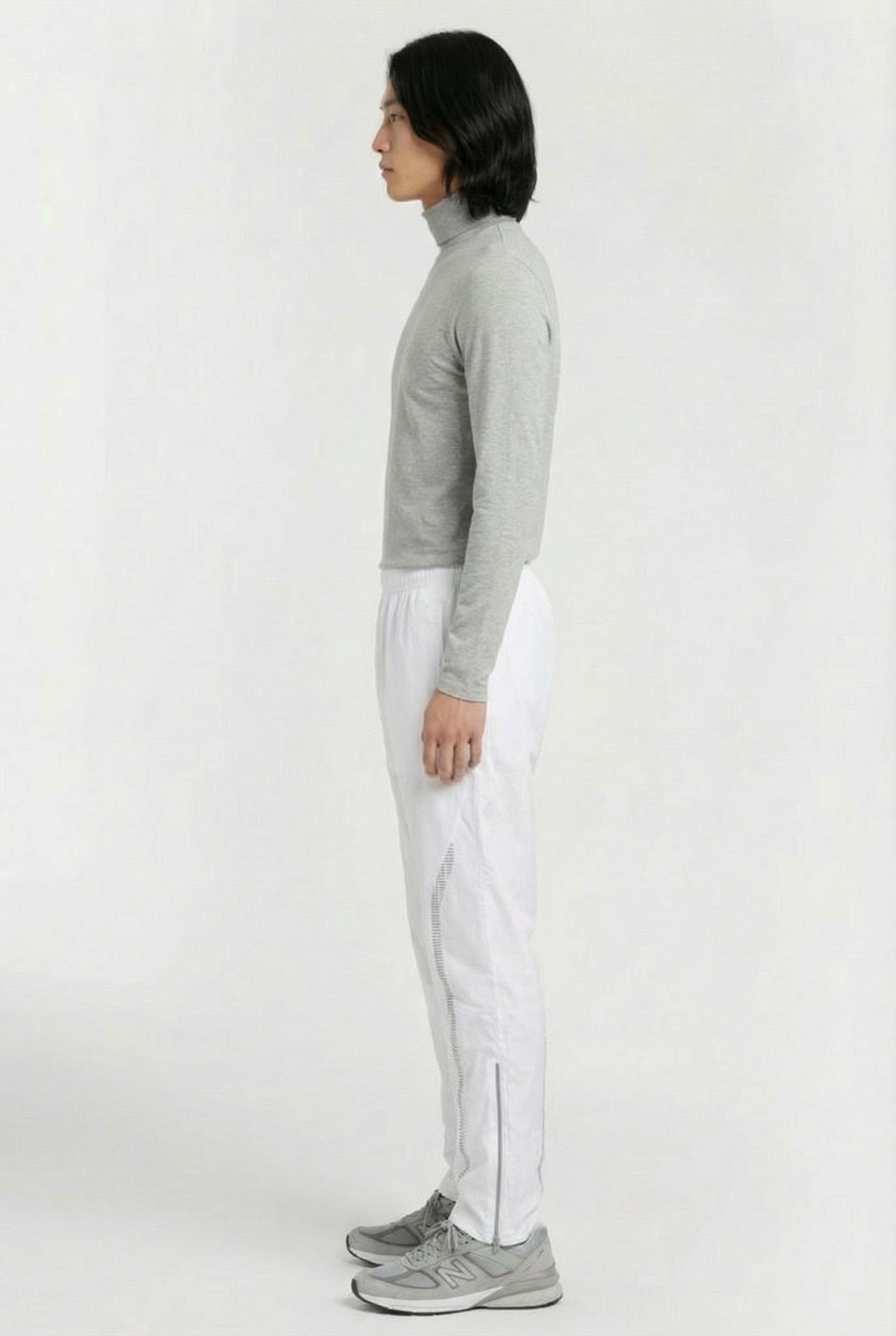 UNISEX TL WARM UP PANT WHITE 6