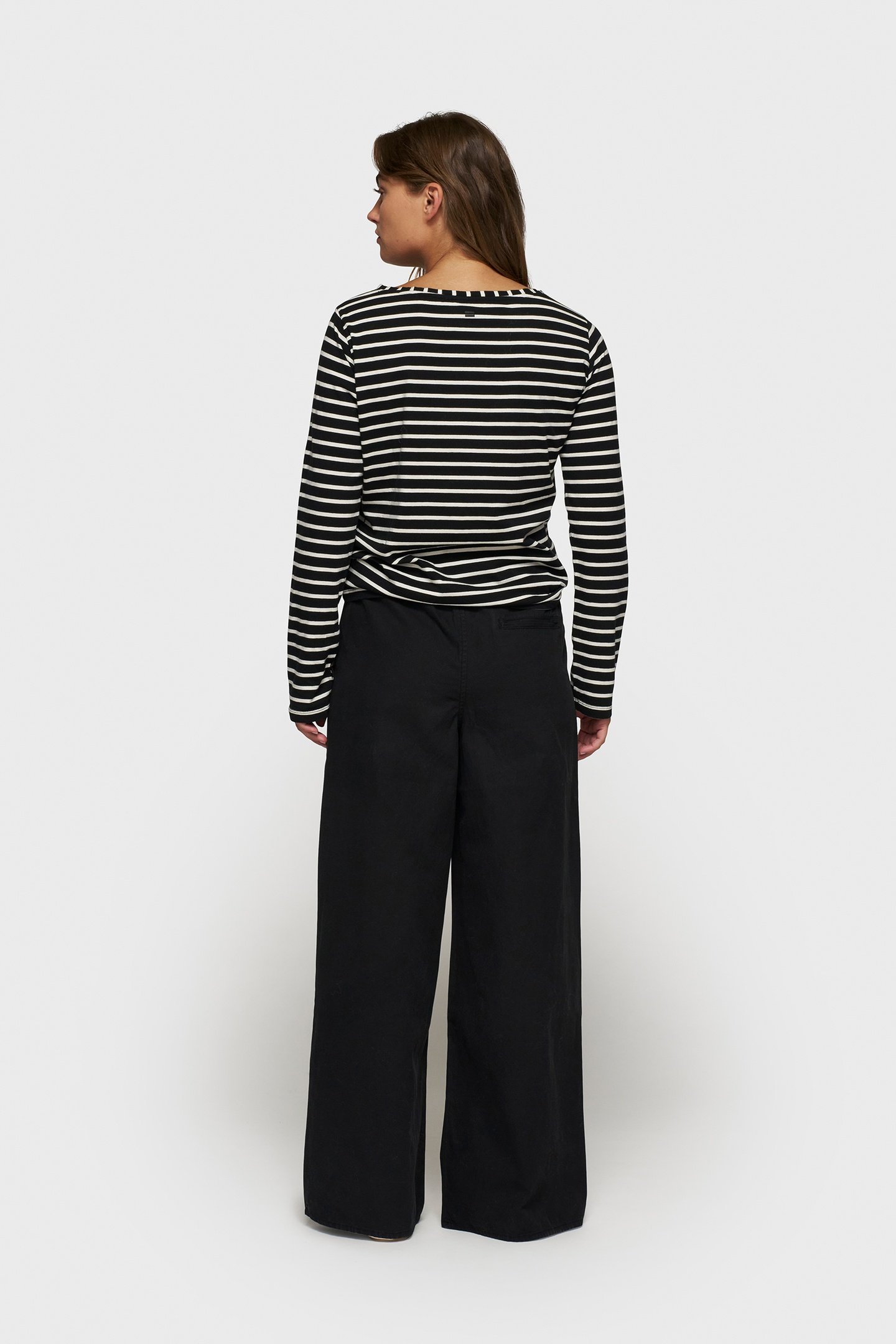 THE LONG SLEEVE TEE STRIPES BLACK/WHITE 3