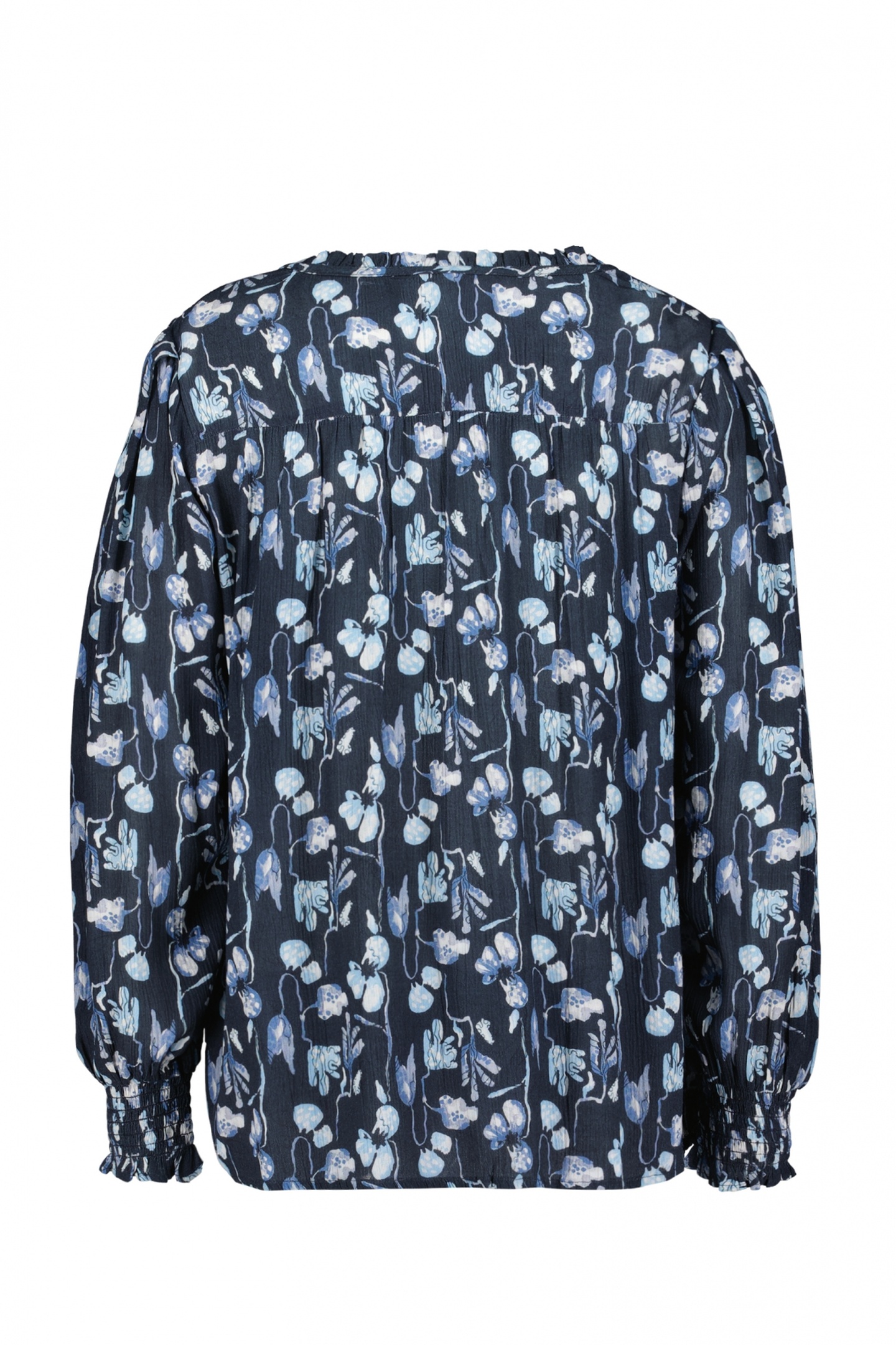 BLOUSE VIENNA DARKBLUE AMBIANCE XS PRINT 4