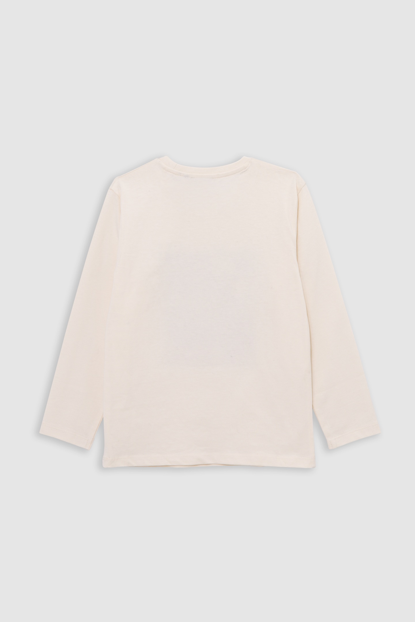 T-SHIRT ECRU ORGANIC COTTON VISUAL SKATER MILLAR BLUE BOY 2