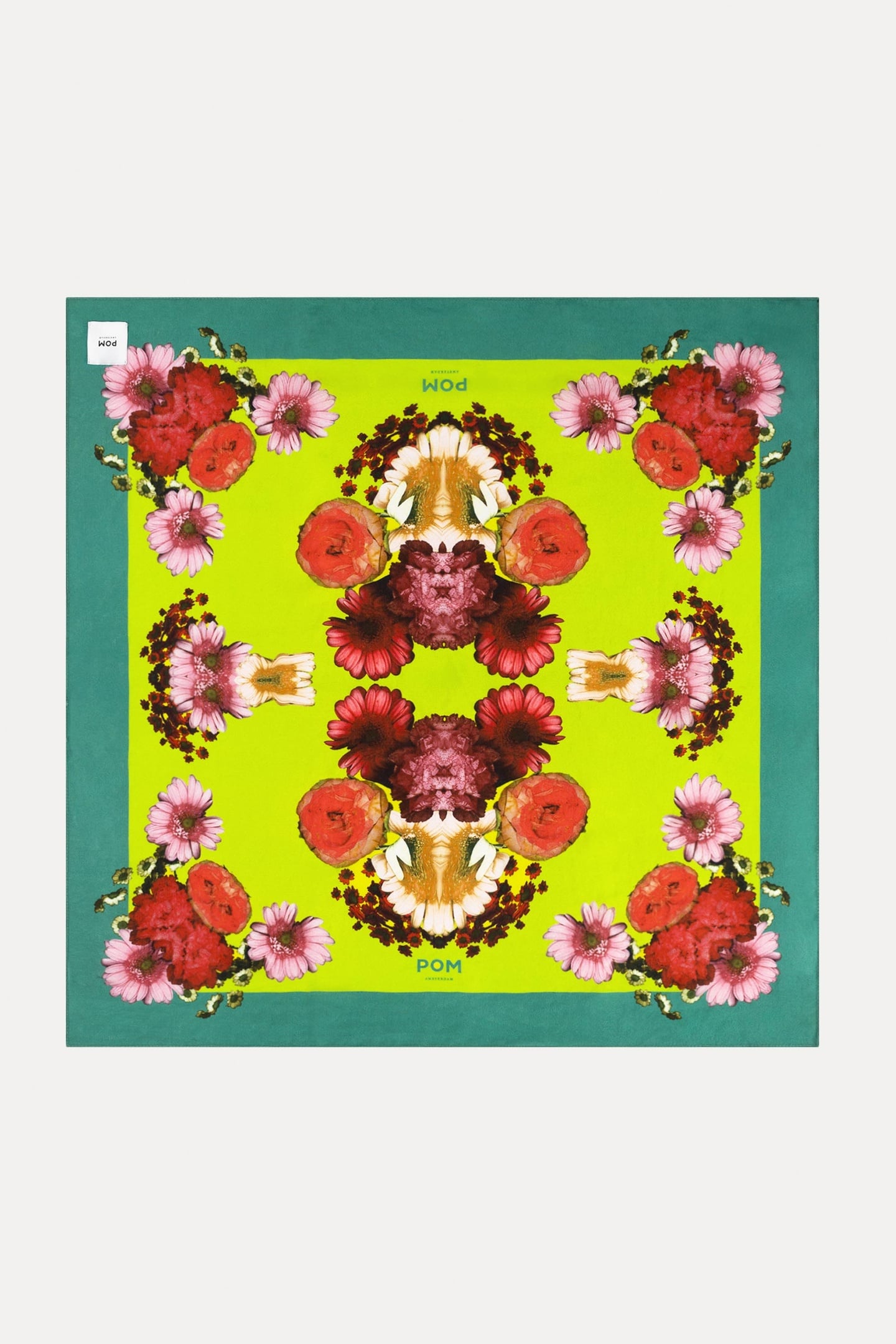 SHAWL - BOUQUET LIME PETITE GREEN 2