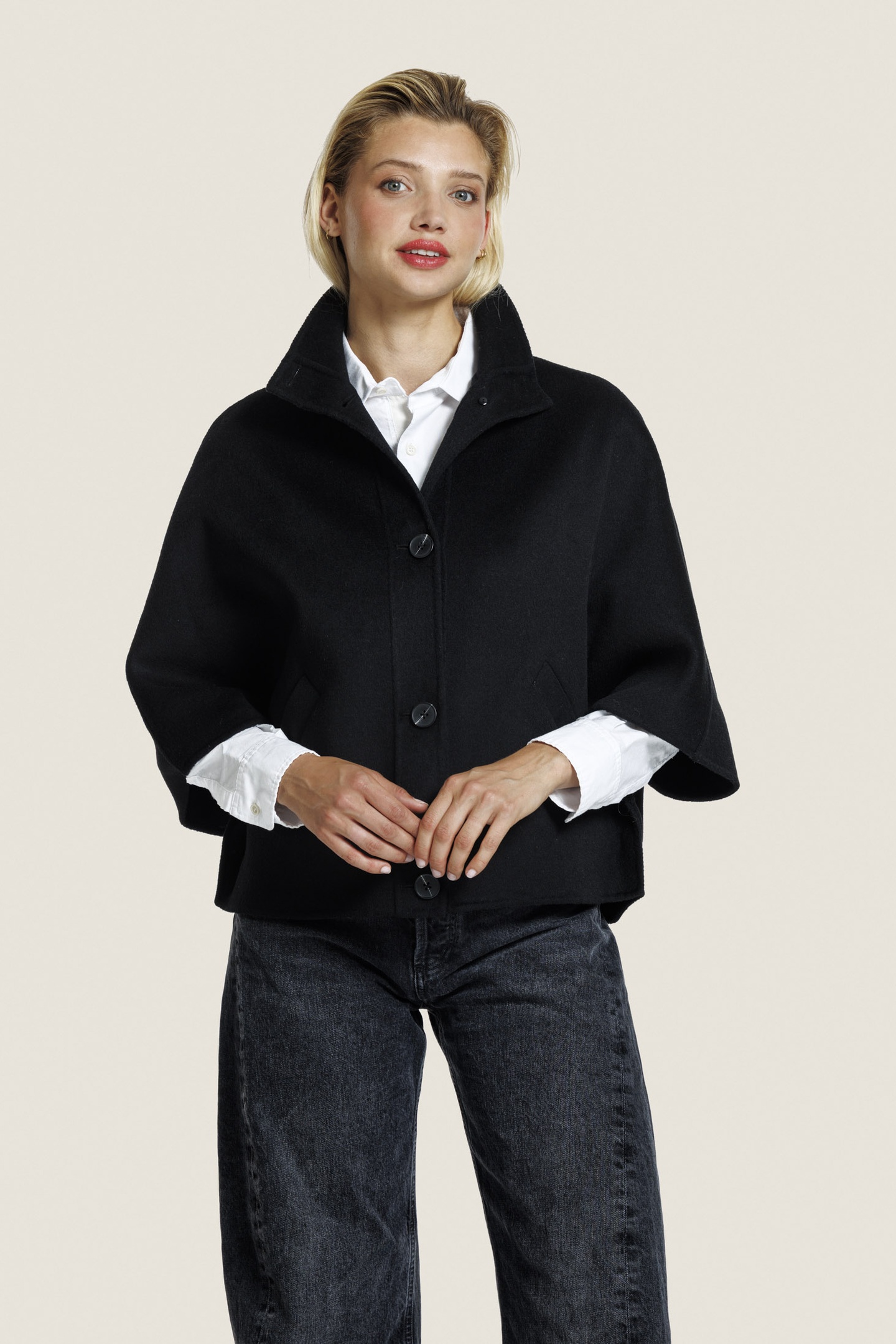 LIV WOOL JACKET BLACK 2