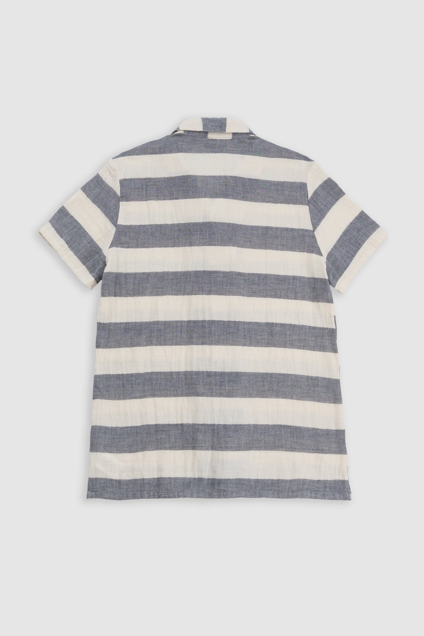 NAVY SHIRT WITH WIDE STRIPES 2