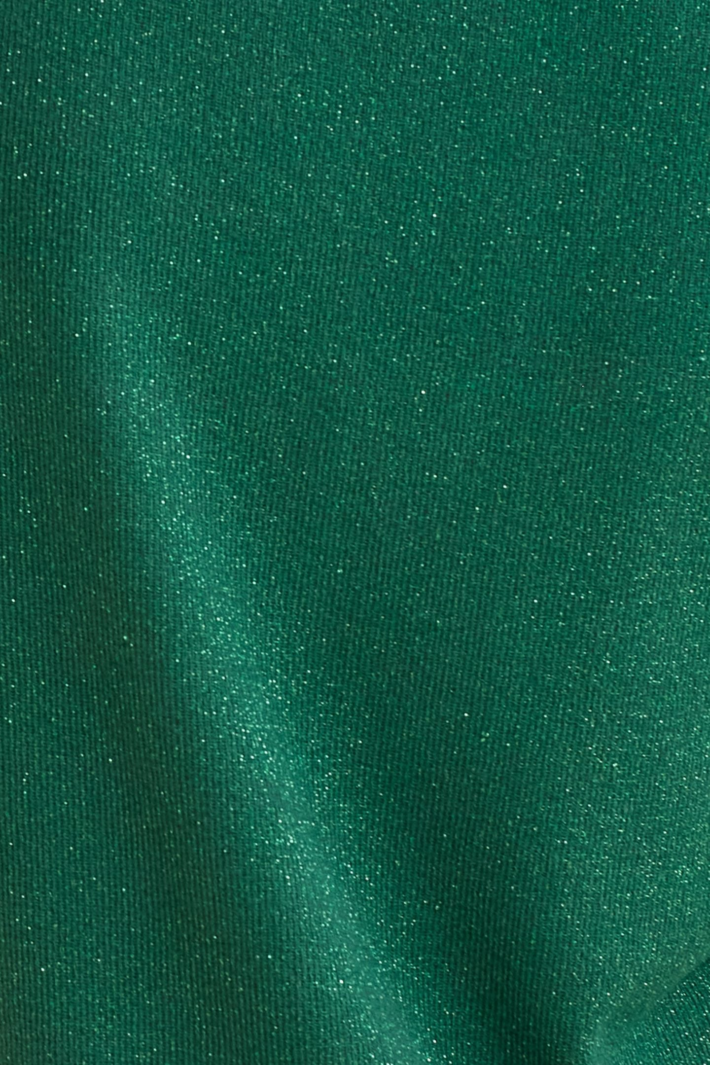 GREEN SLEEVELESS LUREX KNIT SWEATER GREEN 7