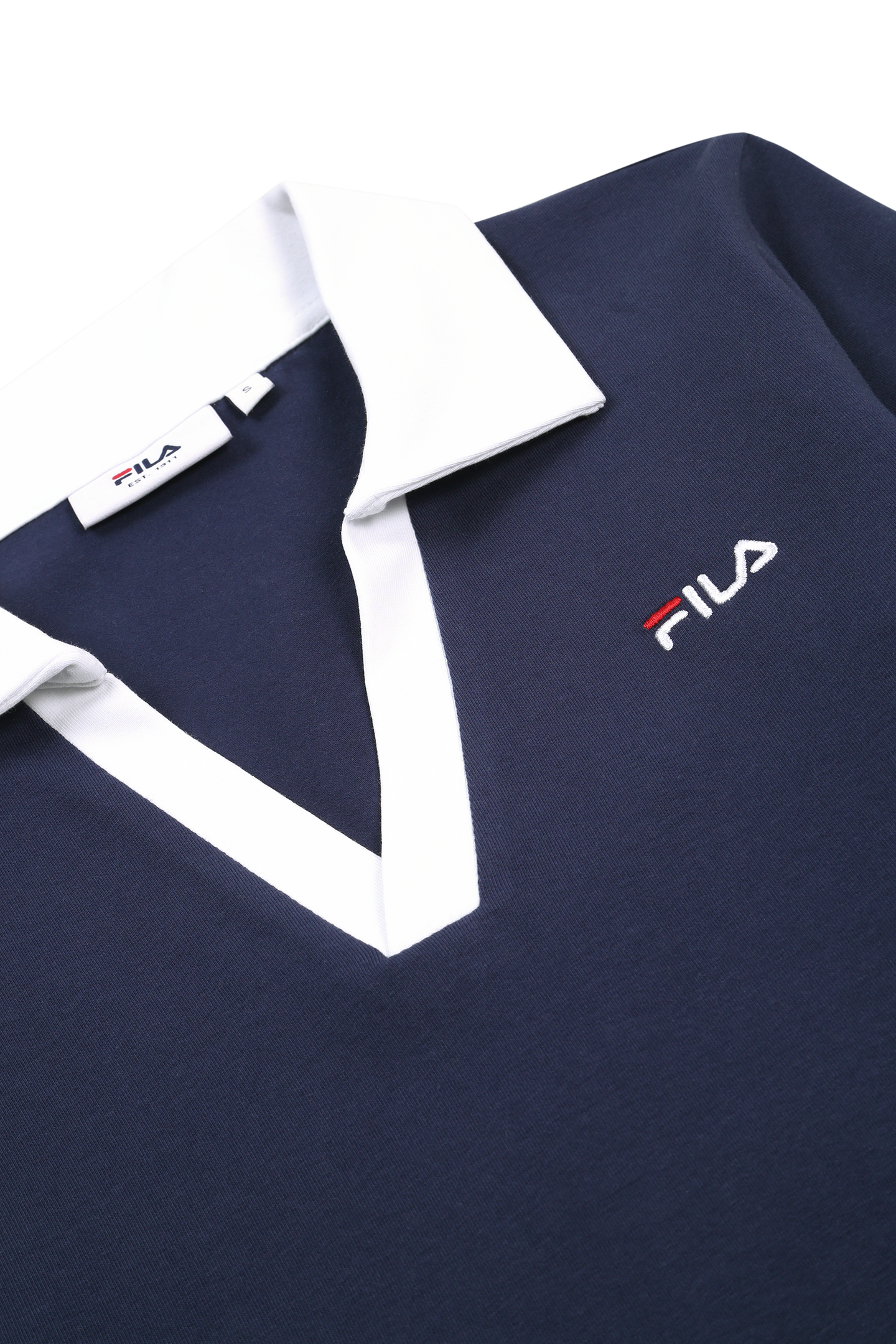 CERRIONE SLIM JOHNNY COLLAR TOP BLACK IRIS 7