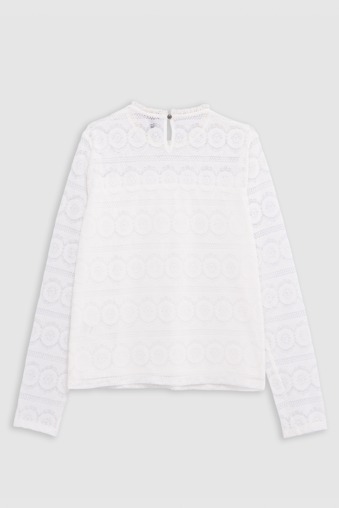 GIRL'S ECRU LACE BLOUSE 2