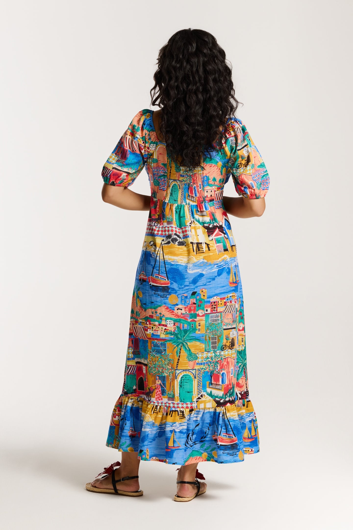 JESS DRESS SHIWI ISLAND MULTI BRIGHT SHIWI ISLAND 5