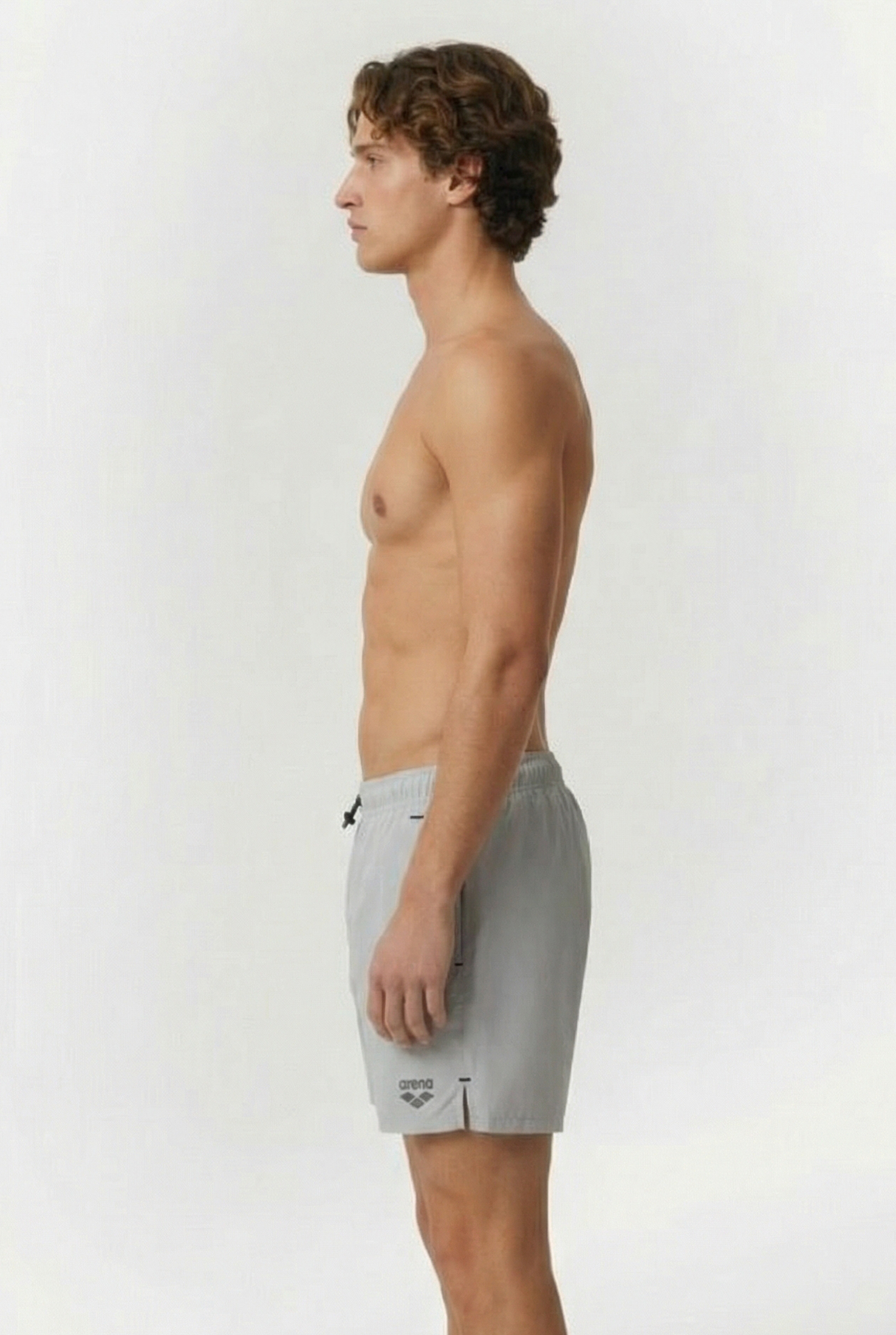 MEN'S ARENA EVO BEACH BOXER SOLID GREY SHADOW 3