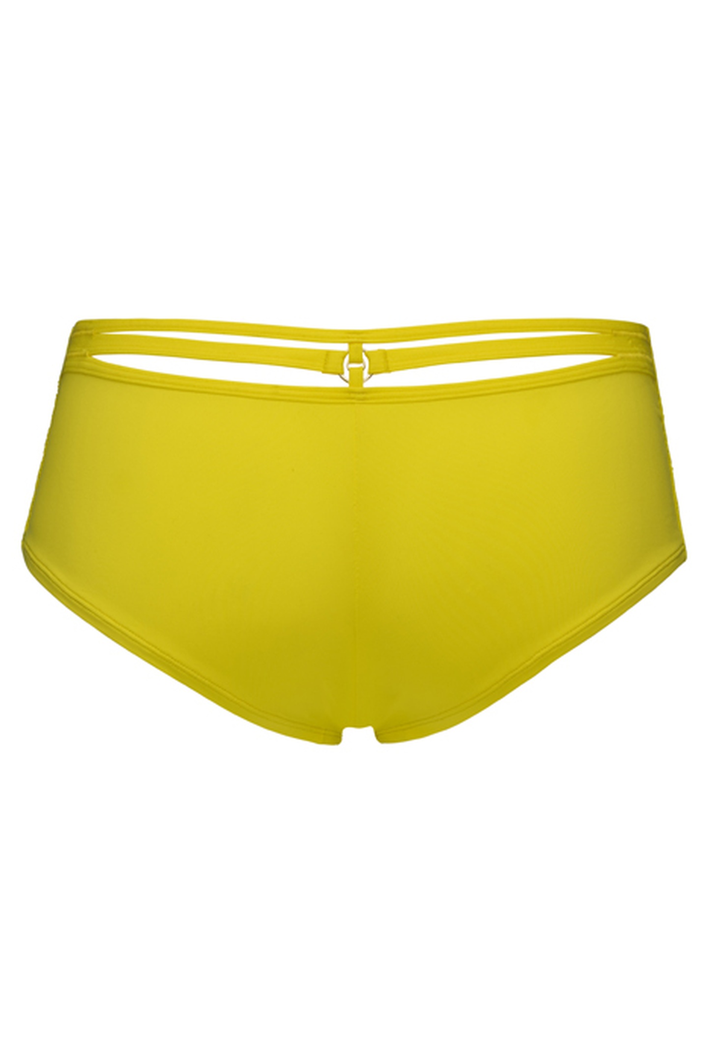 SPACE ODYSSEY CITRUS YELLOW LACE BRAZILIAN SHORTS 4