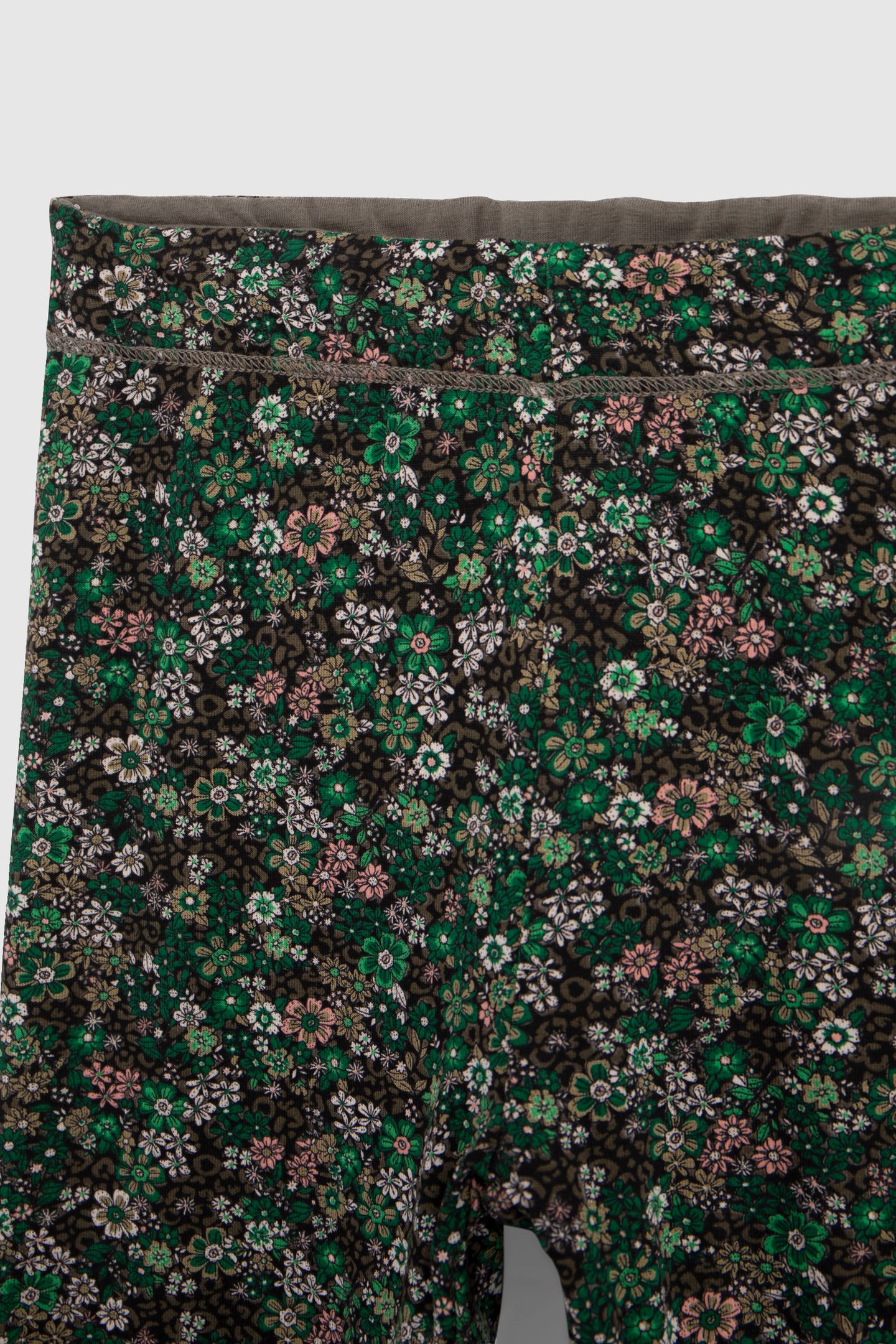 REVERSIBLE LEO-FLORAL AND KHAKI PRINT LEGGINGS FOR GIRLS 4