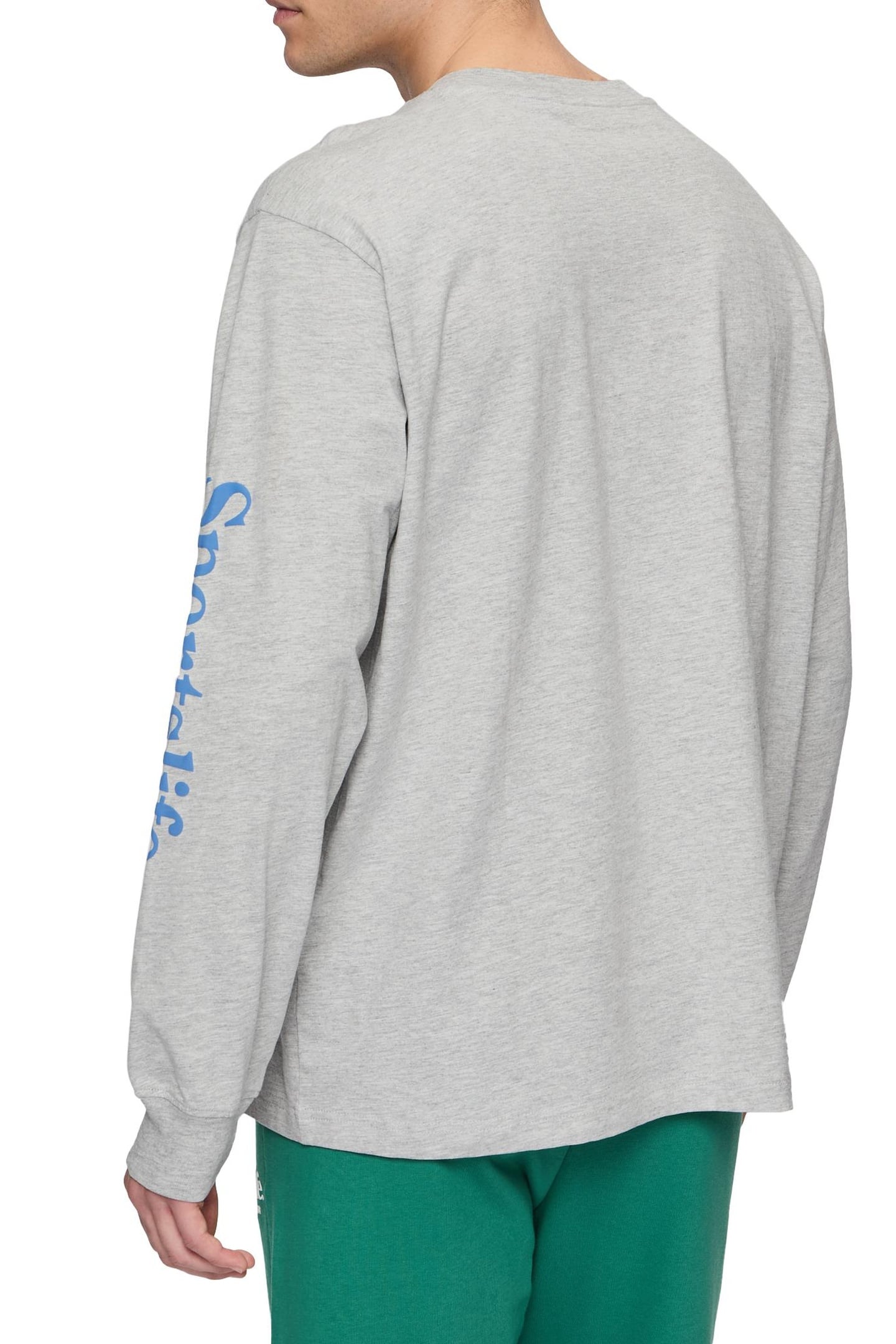 LAON OVERSIZED LONG SLEEVE LIGHT GREY MELANGE 3