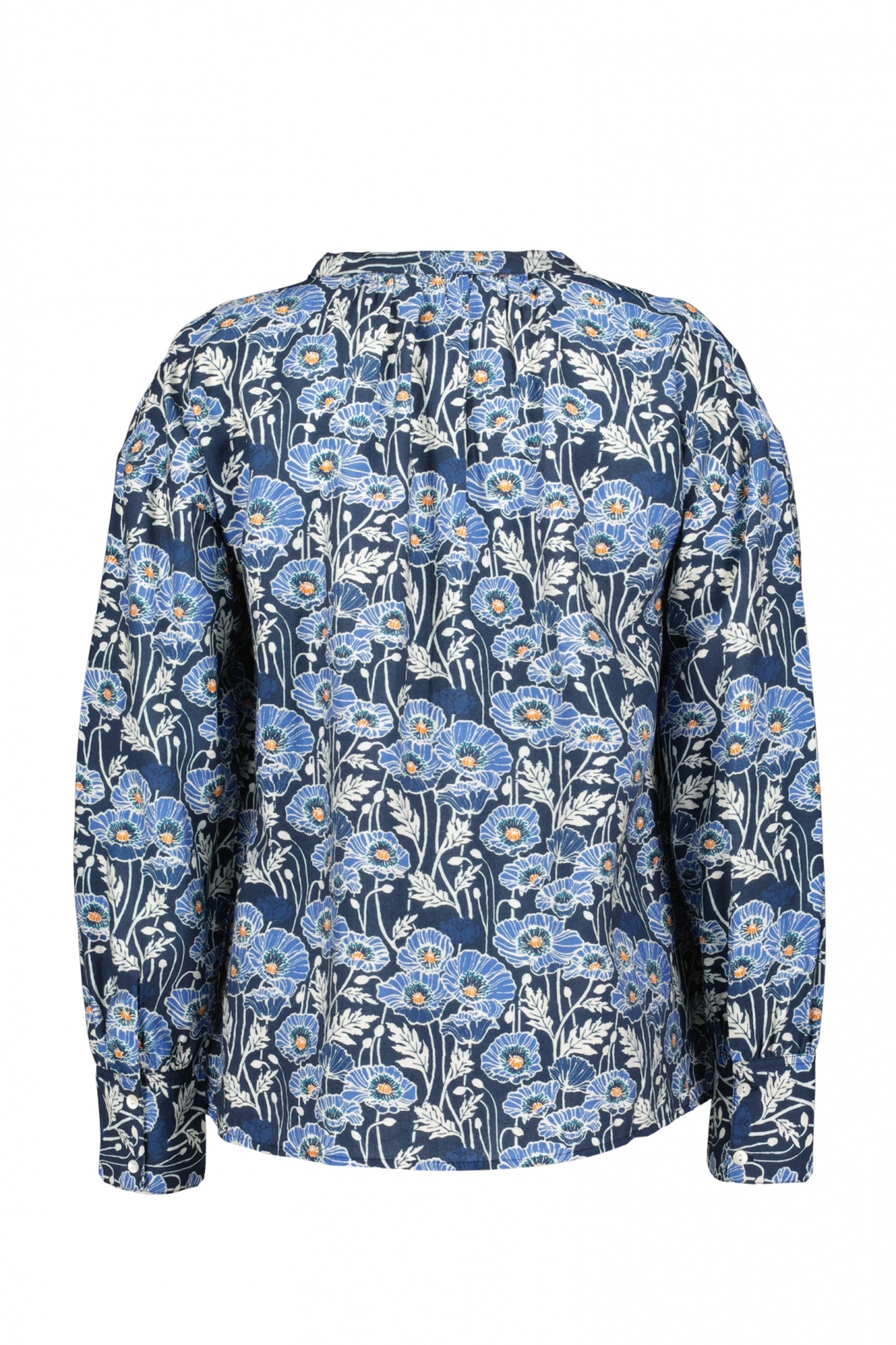 BLOUSE SARI BLUE LOTTI PRINT 6