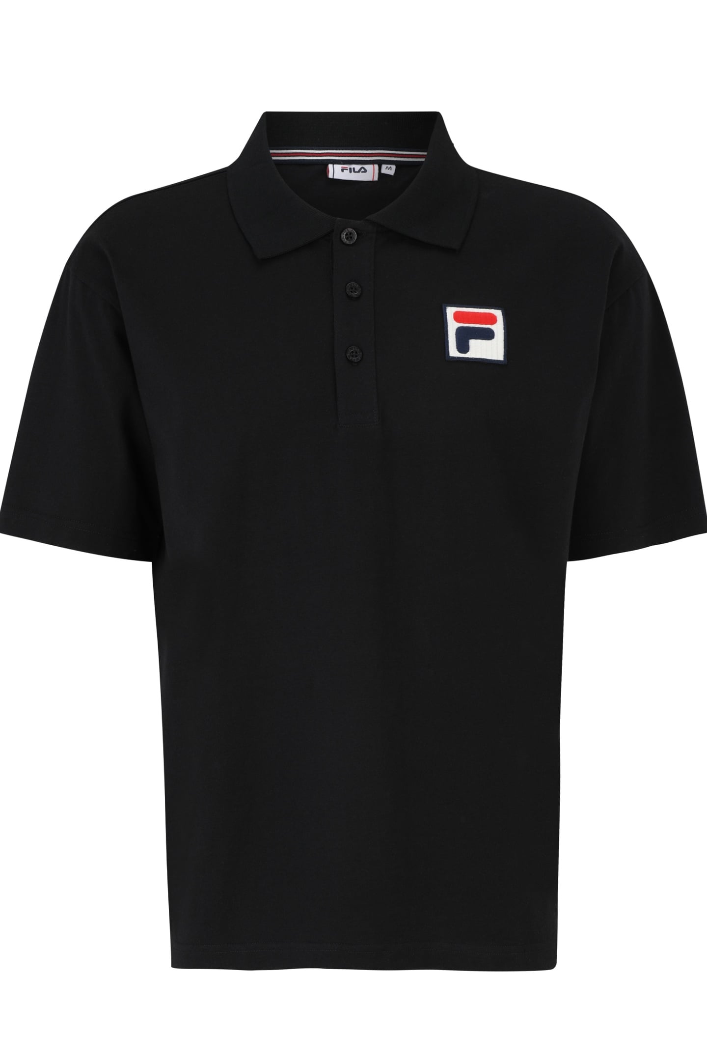 UNISEX BURFORD LOOSE POLO BLACK 4