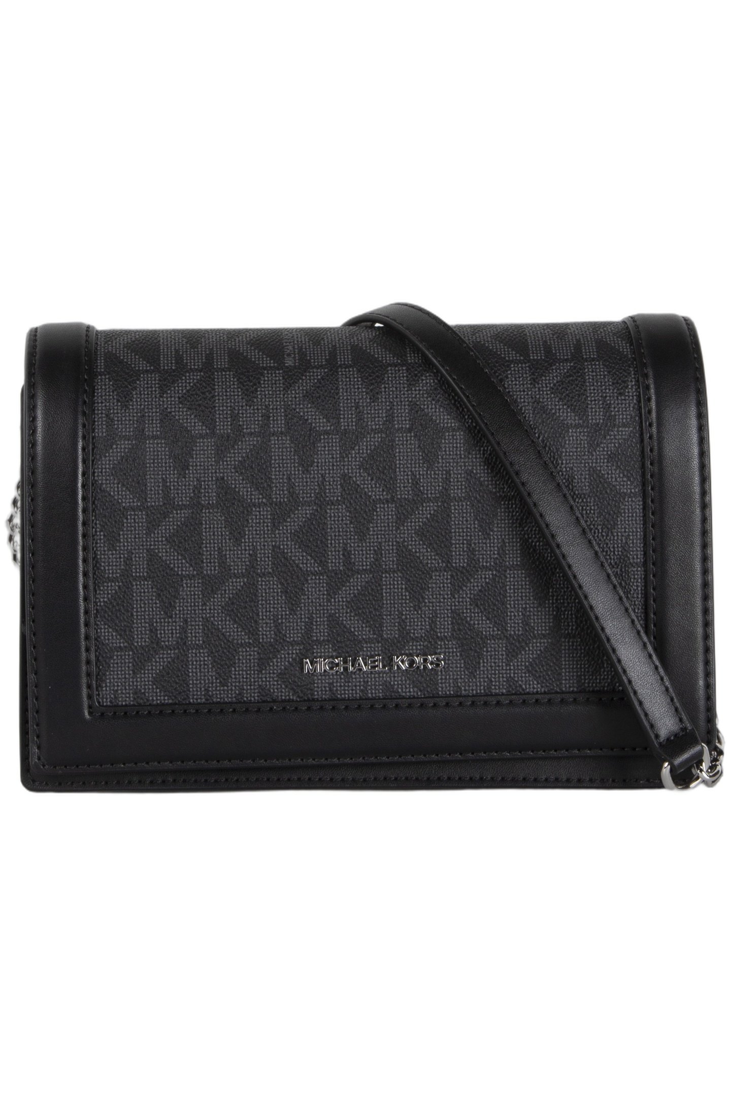 LARGE FULL FLAP CROSSBODY BAG BLACK 3
