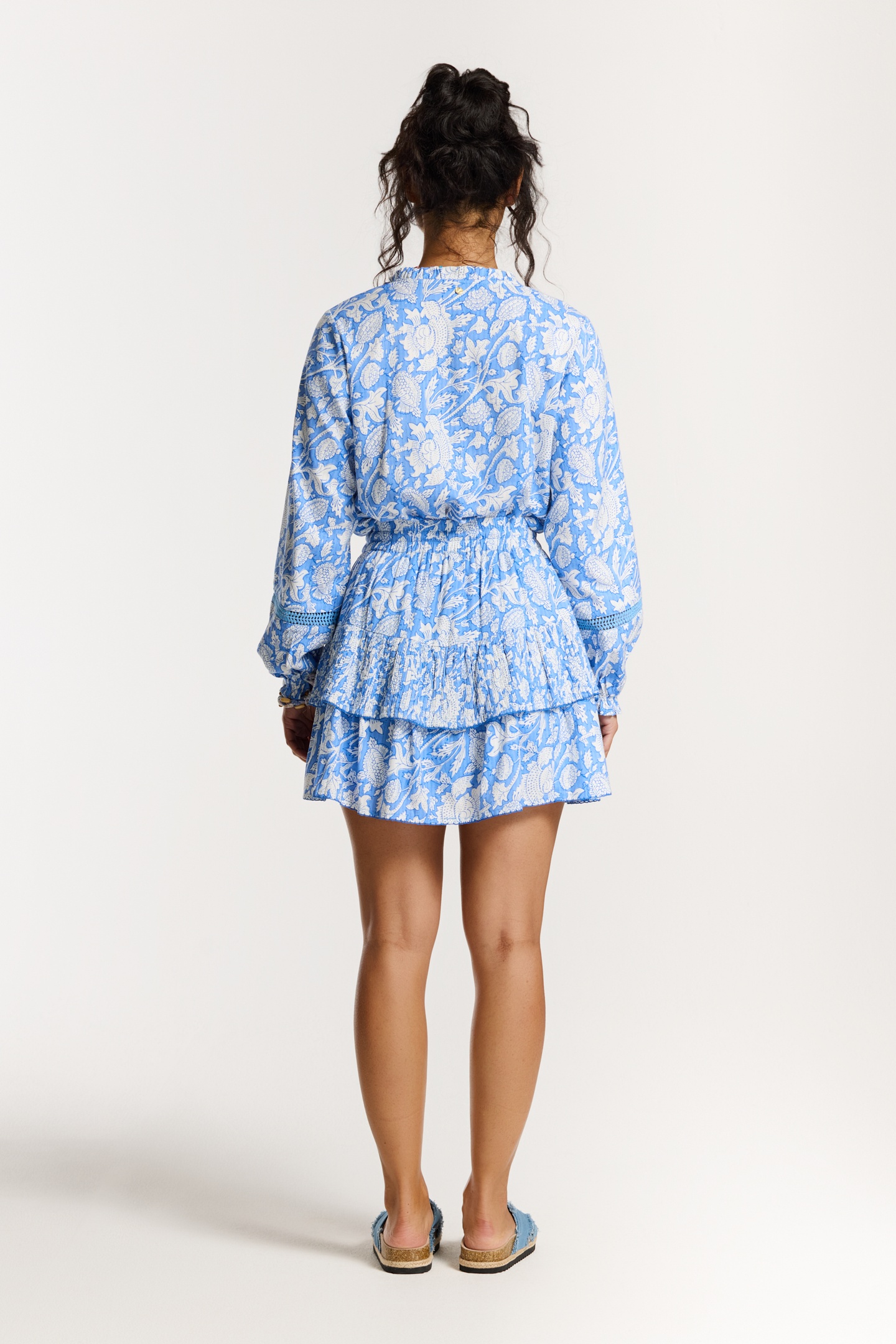 GEMMA SKIRT FLOWER BLUE PERIWINKLE FLOWER 6