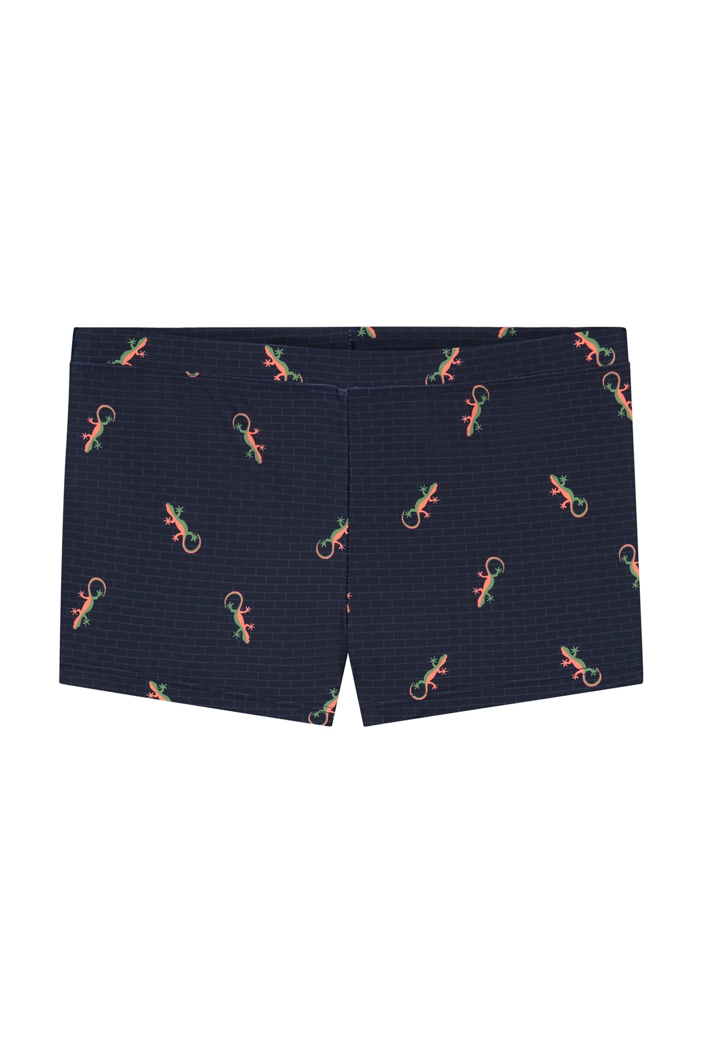 BOYS SWIM BOXER LIZARD DARK NAVY 1