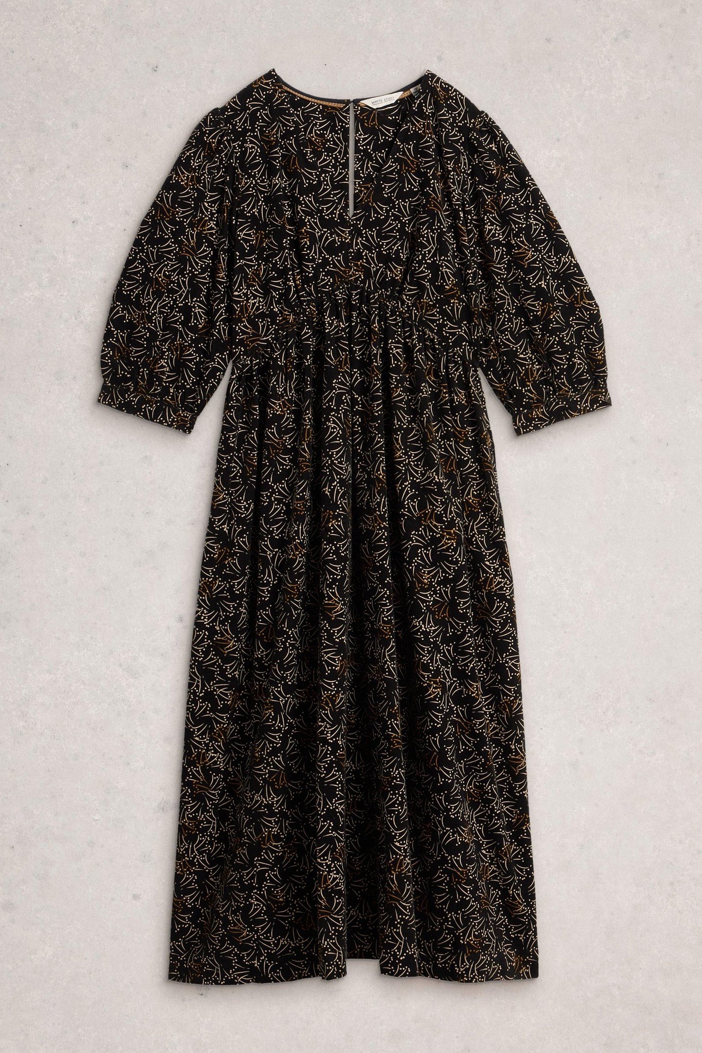 LUCY CORD DRESS BLACK MULTI 3