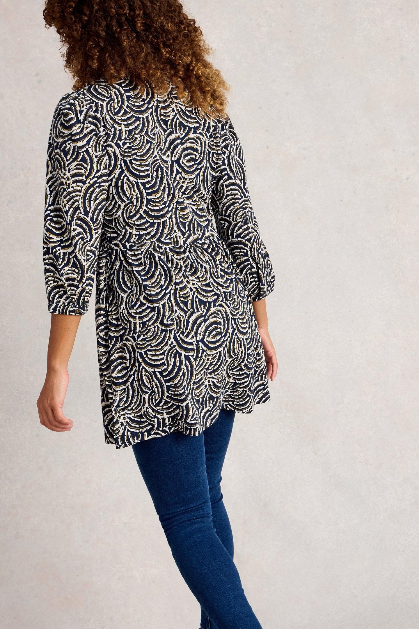 LARA TUNIC NAVY PRINT 3