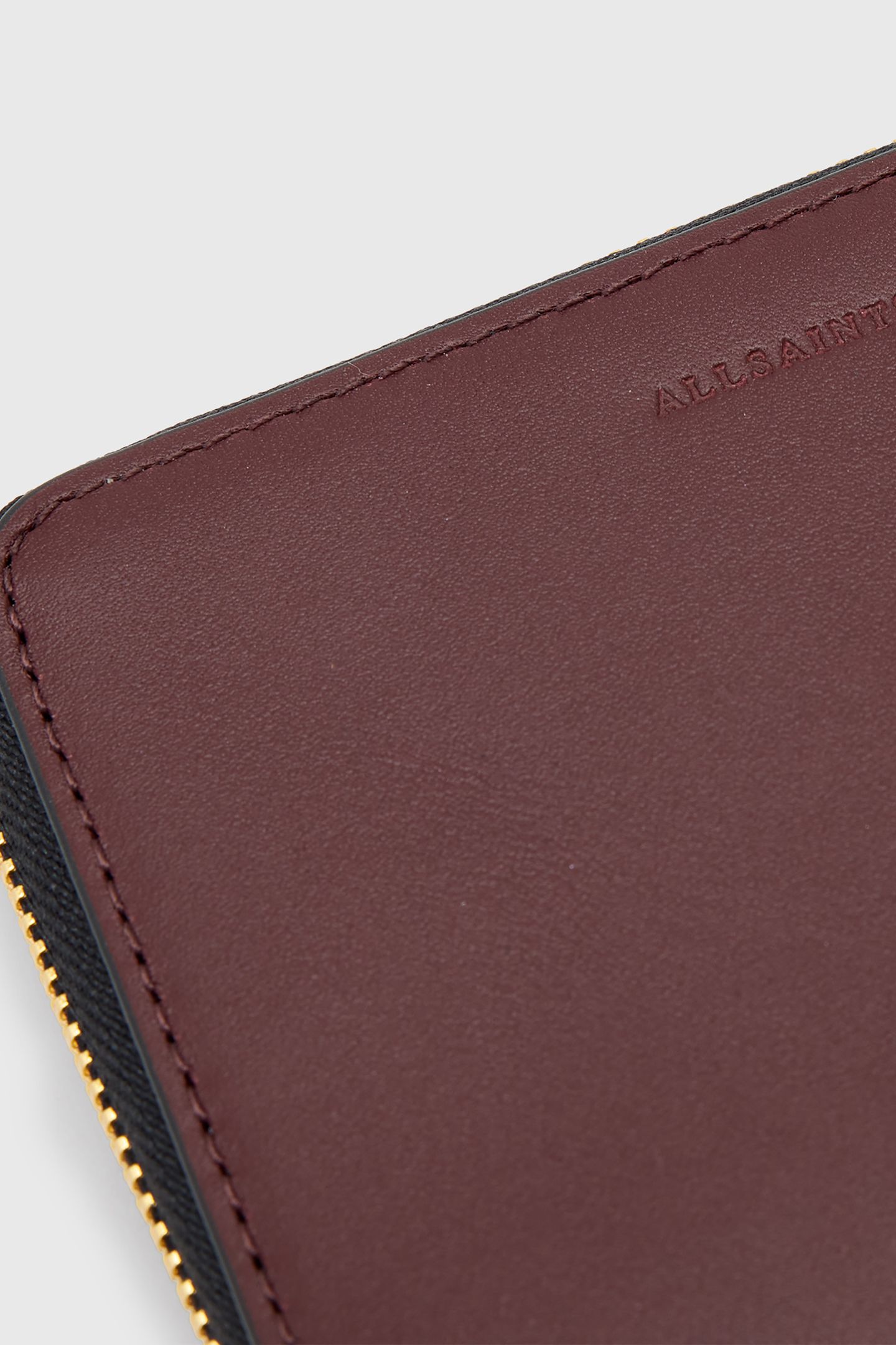 LENA HEX ZIP WALLET DARK RED 6