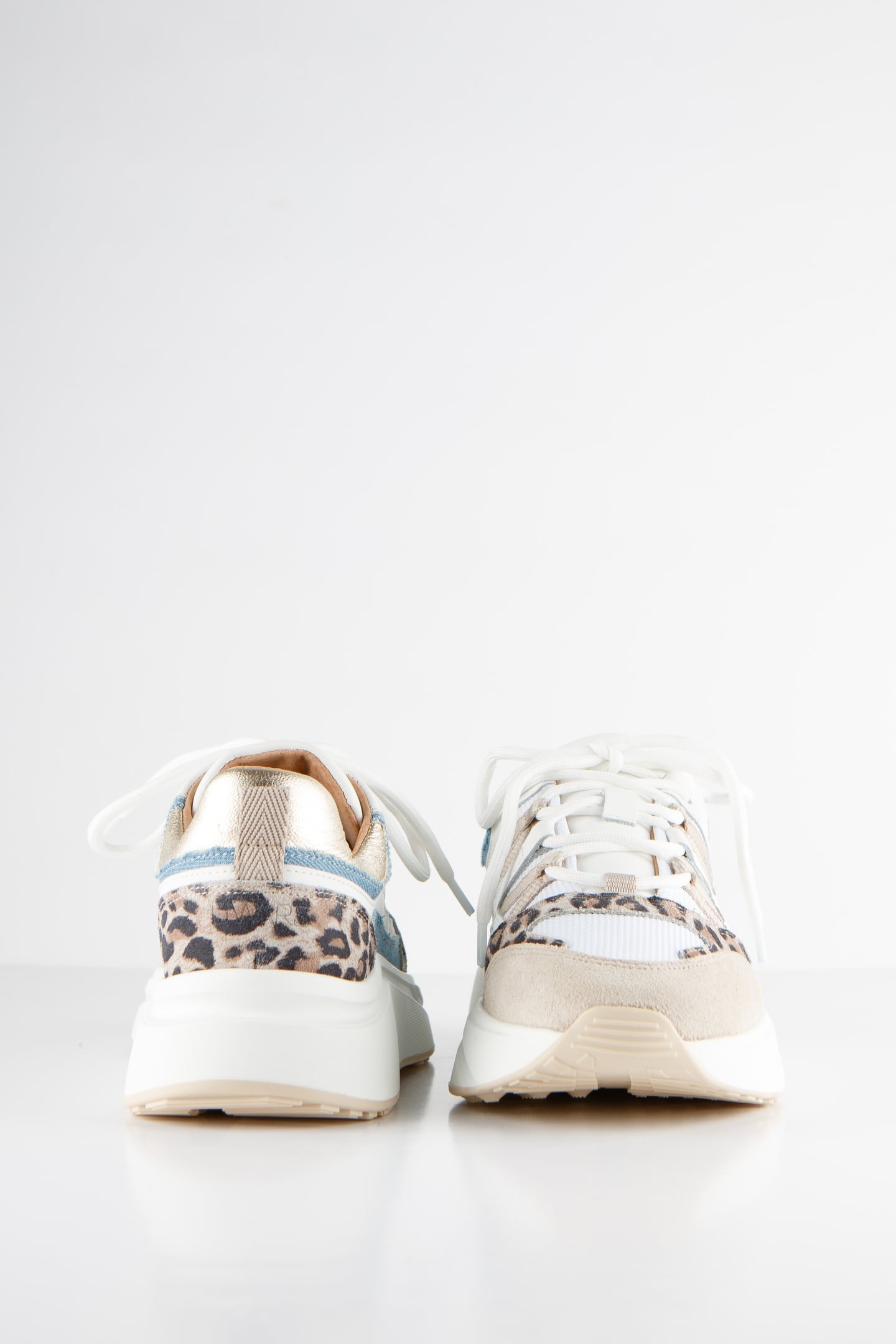 SENJA LEOPARD SNEAKER SAND / WHITE / JEANS 2