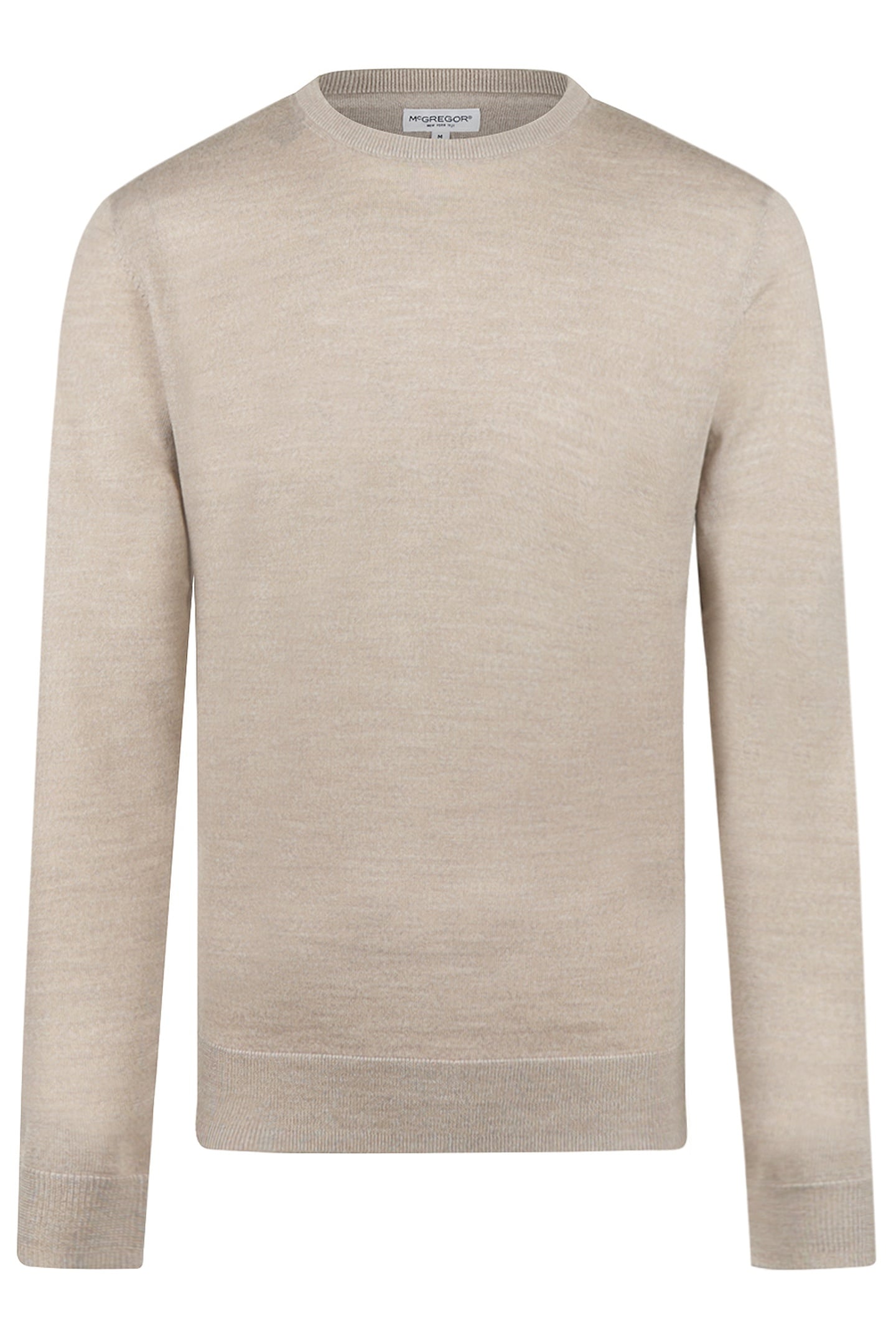 McGregor Extra Fine Merino C-neck Sweater Sand Maat: XXL | Sweaters Outlet | Heren | Beige